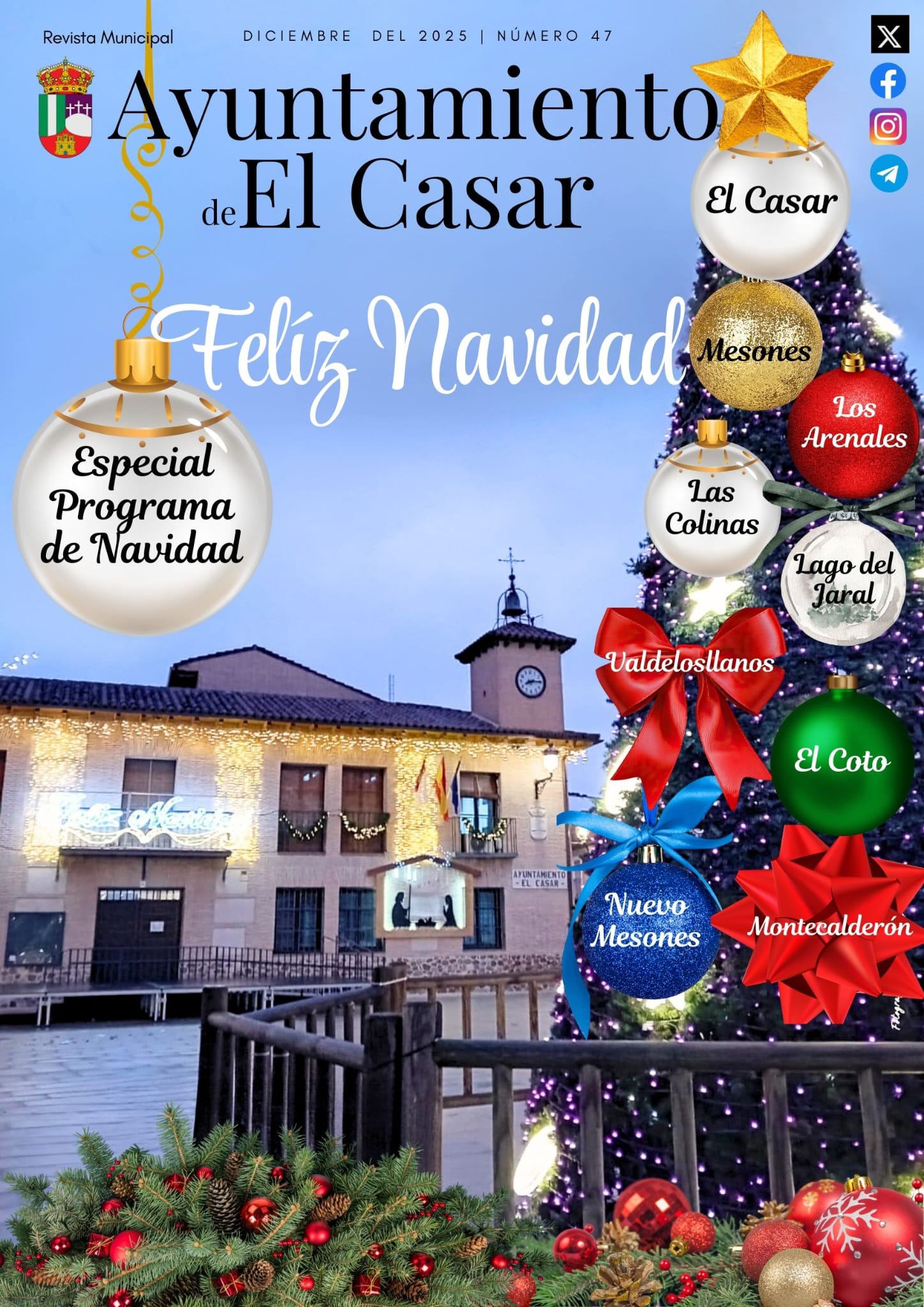 YA TE PUEDES DESCARGAR EL PROGRAMA DE NAVIDAD DE EL CASAR  EN LA REVISTA DE DICIEMBRE