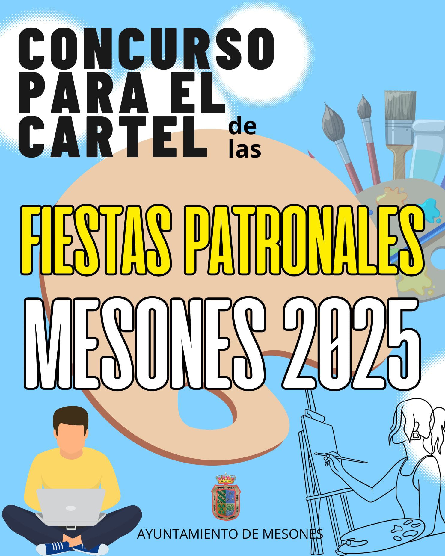CONCURSO PARA EL CARTEL DE LAS FIESTAS PATRONALES DE MESONES 2025