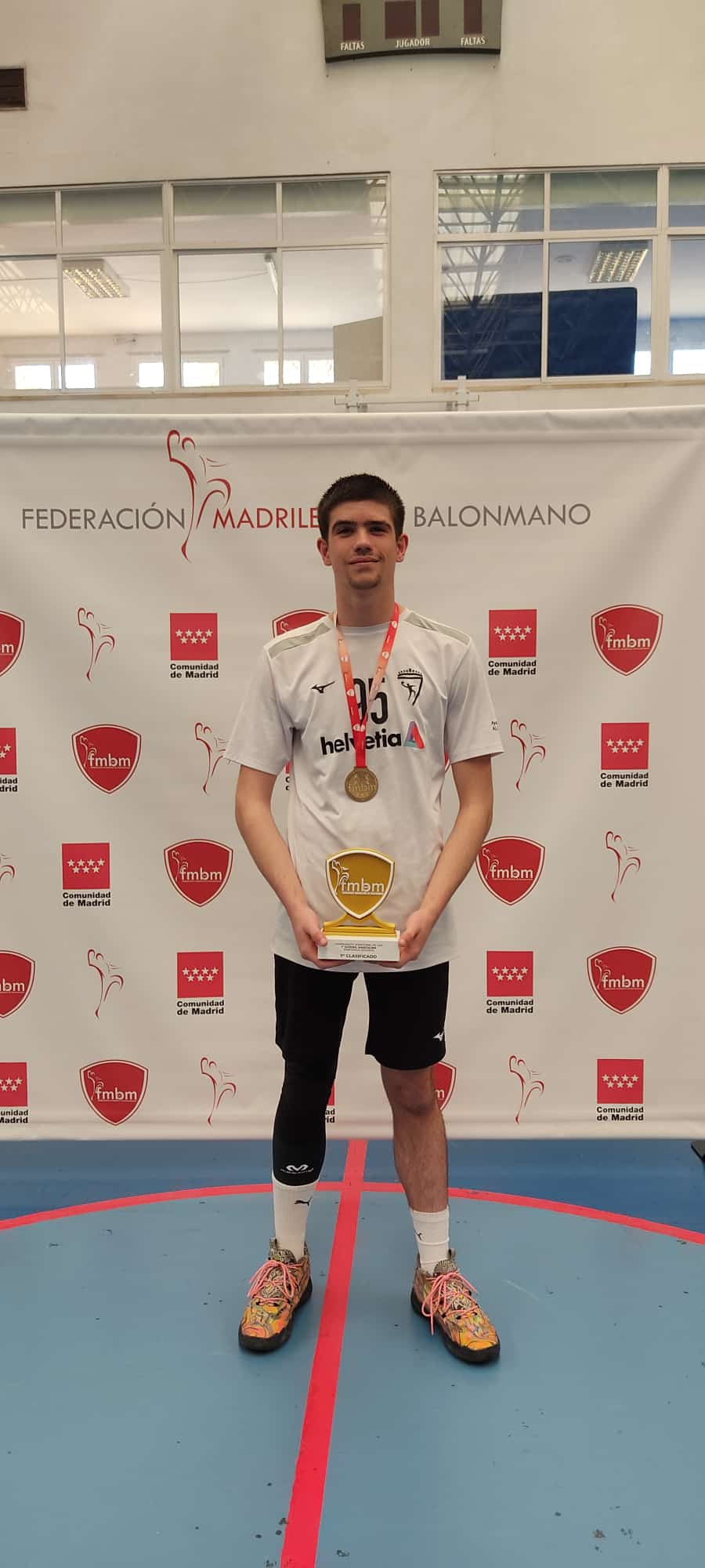 MIGUEL ARÉVALO, MEDALLA DE ORO EN LA FINAL DEL CAMPEONATO DE LA LIGA DE BALONMANO DE MADRID