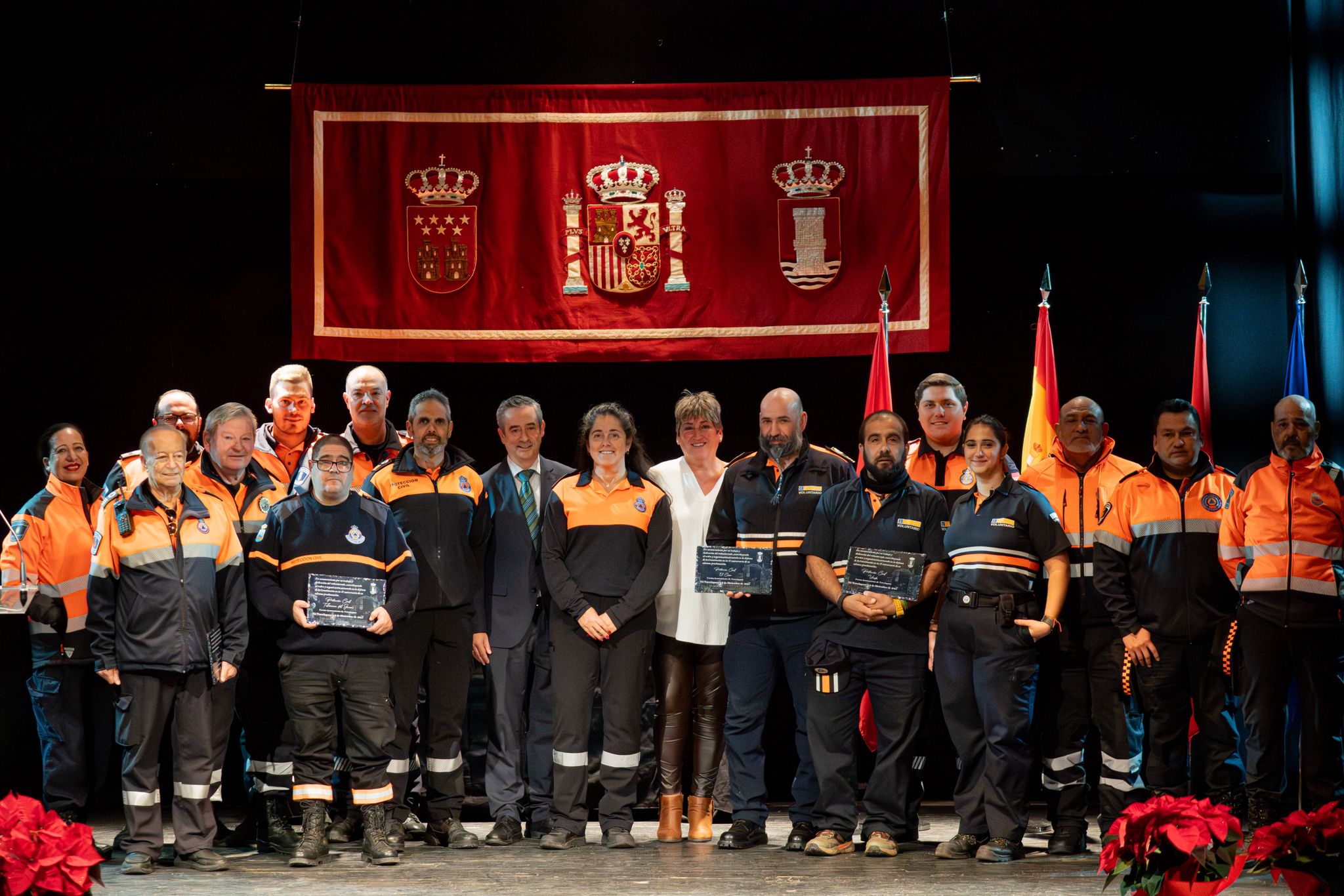 HOMENAJE A PROTECCIÓN CIVIL DE EL CASAR EN TORRELAGUNA