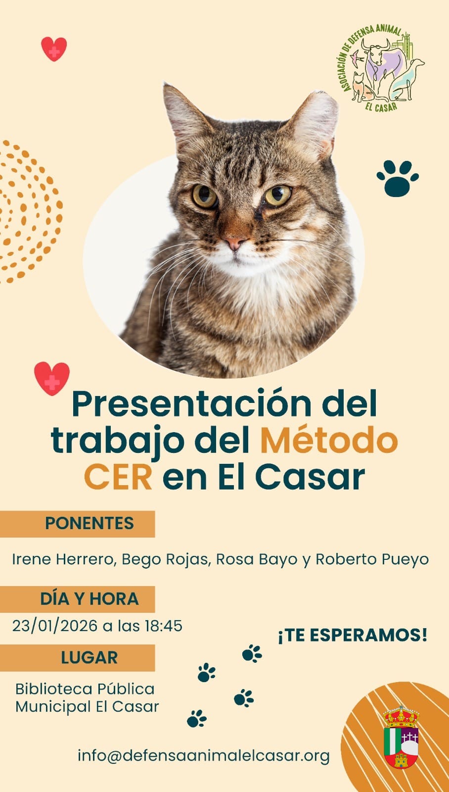 CHARLA INFORMATIVA SOBRE EL MÉTODO CER, EN EL CASAR