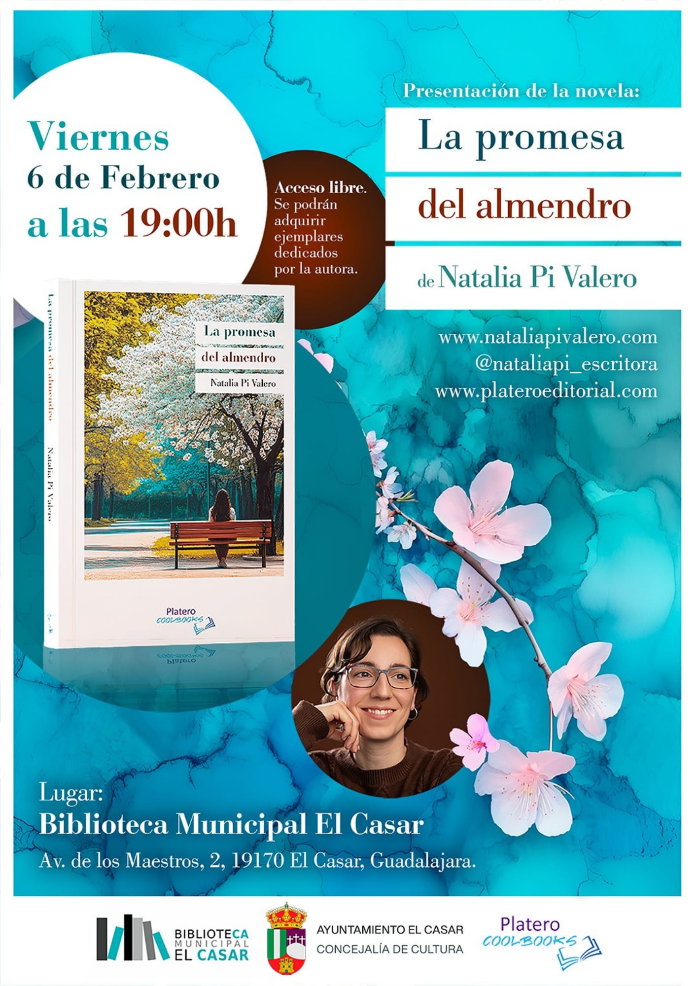 PRESENTACIÓN LITERARIA EN EL CASAR "LA PROMESA DEL ALMENDRO” (1)
