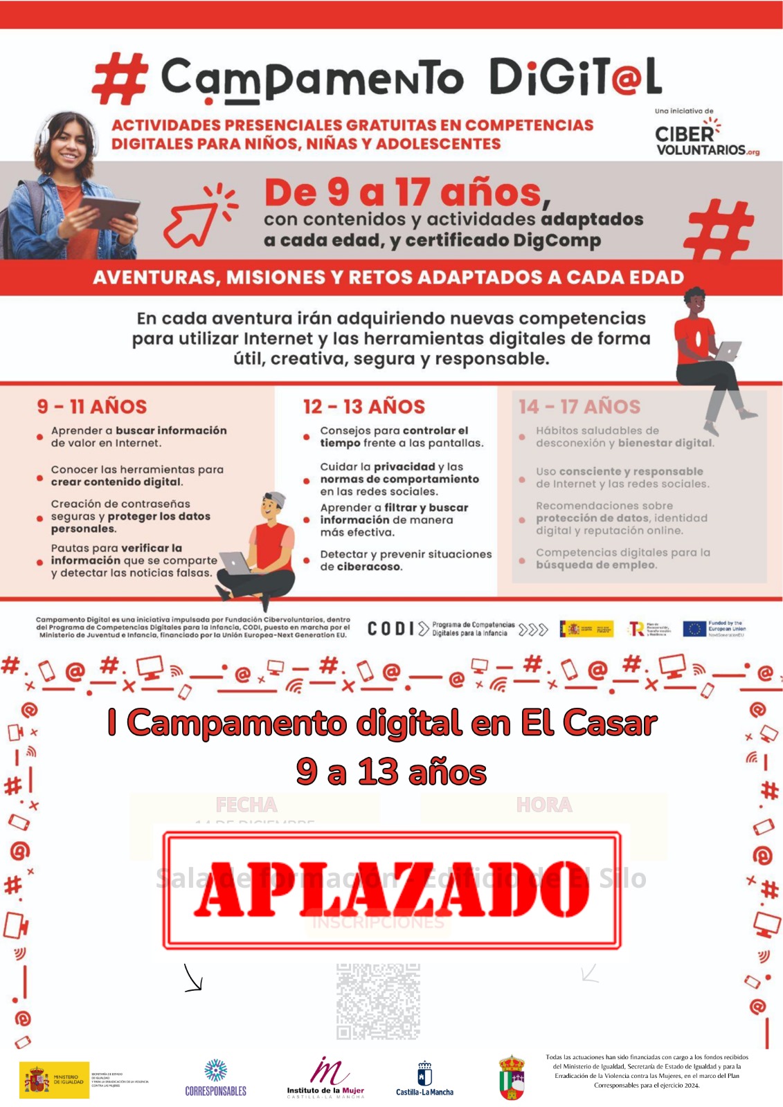 CAMBIO DE FECHAS DEL CAMPAMENTO DIGITAL
