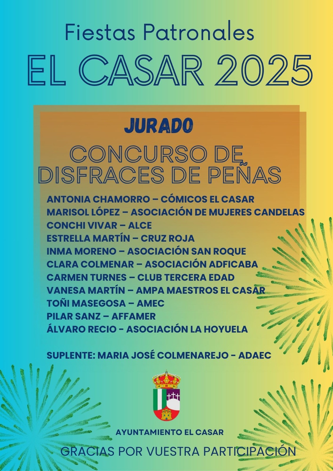 YA ESTÁ PREPARADO EL JURADO PARA EL CONCURSO DE DISFRACES DE LAS PEÑAS DE EL CASAR