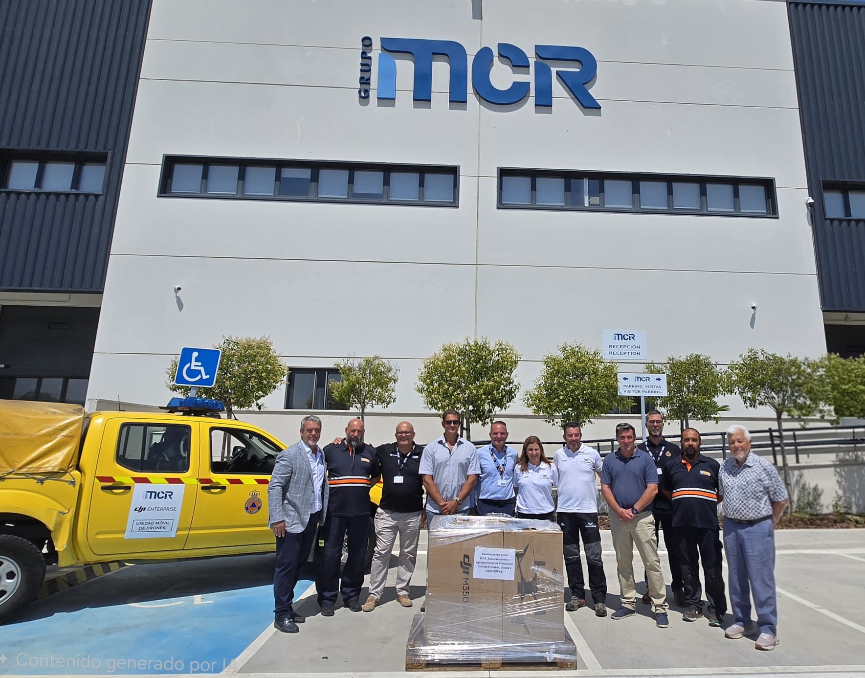 MCR REFUERZA LOS MEDIOS DE PROTECCIÓN CIVIL DE EL CASAR CON DRONES PROFESIONALES Y FORMACIÓN ESPECIALIZADA