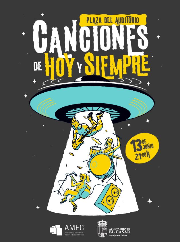 MÚSICA DE HOY Y SIEMPRE ¡NO TE LO PUEDES PERDER! ¡LA MÚSICA ATERRIZA EN EL CASAR!