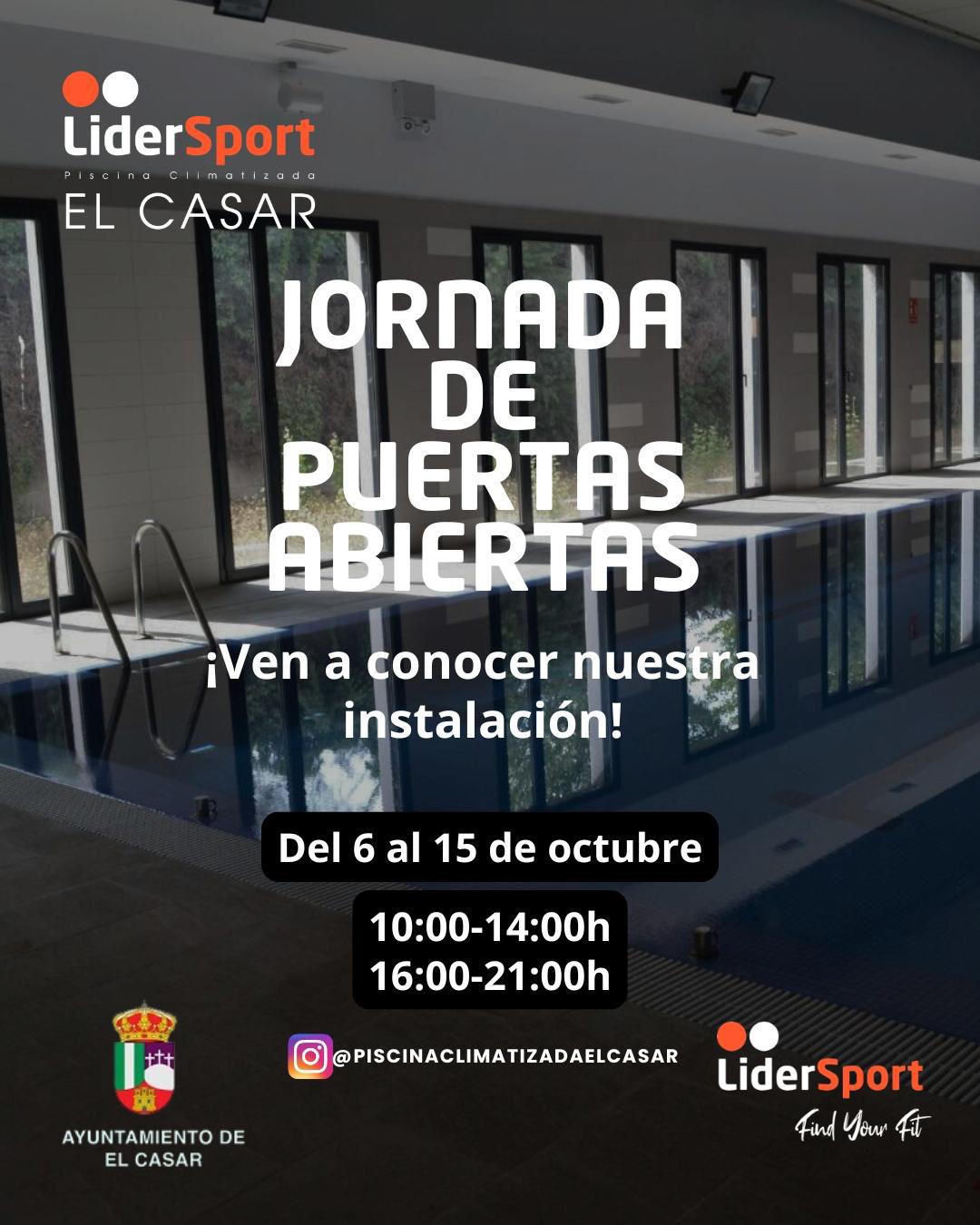JORNADA DE PUERTAS ABIERTAS EN LA PISCINA CLIMATIZADA DE EL CASAR