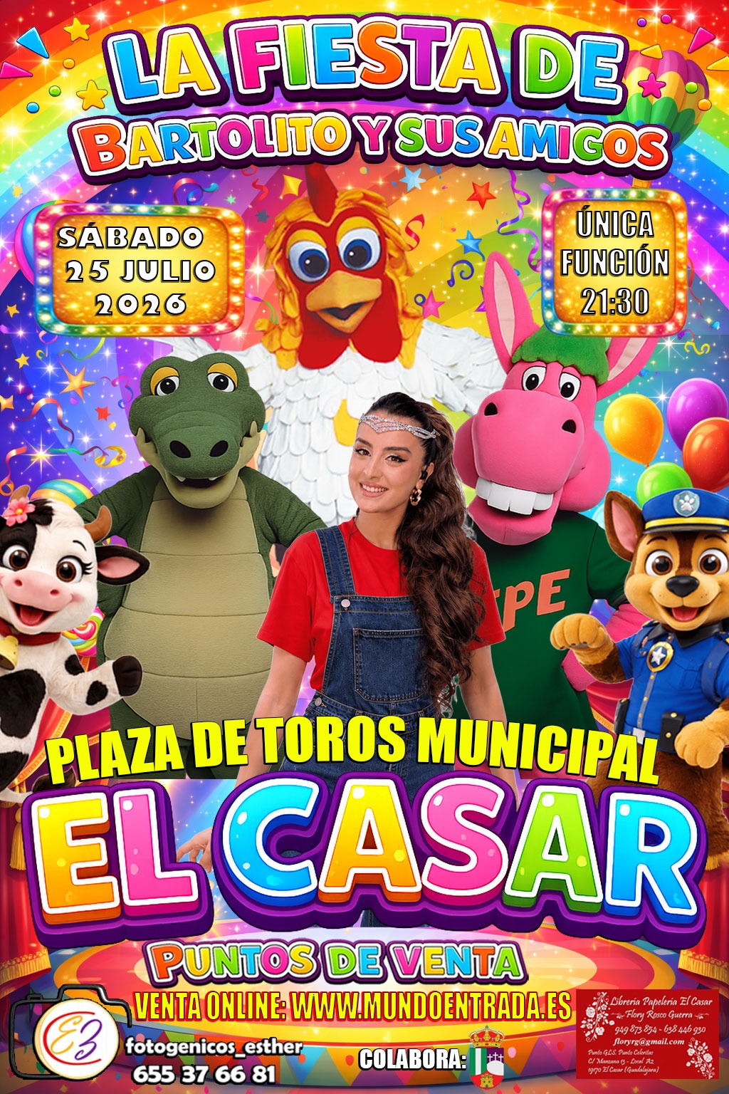 ¡BARTOLITO Y SUS AMIGOS PREPARAN UNA FIESTA INOLVIDABLE EN EL CASAR!