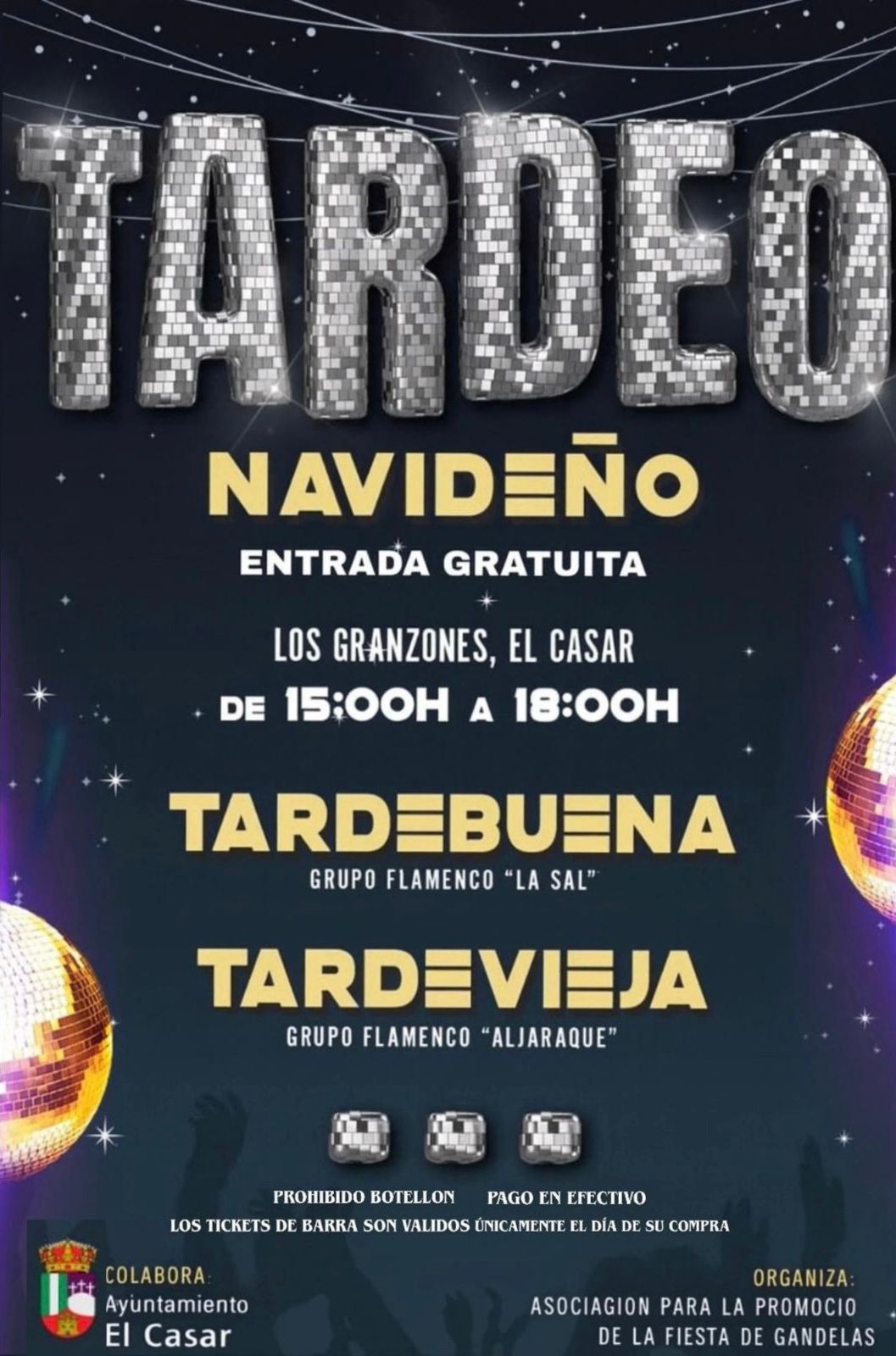 TARDEO NAVIDEÑO EN LOS GRANZONES DE EL CASAR CON MÚSICA, BAILE Y MUCHO AMBIENTE