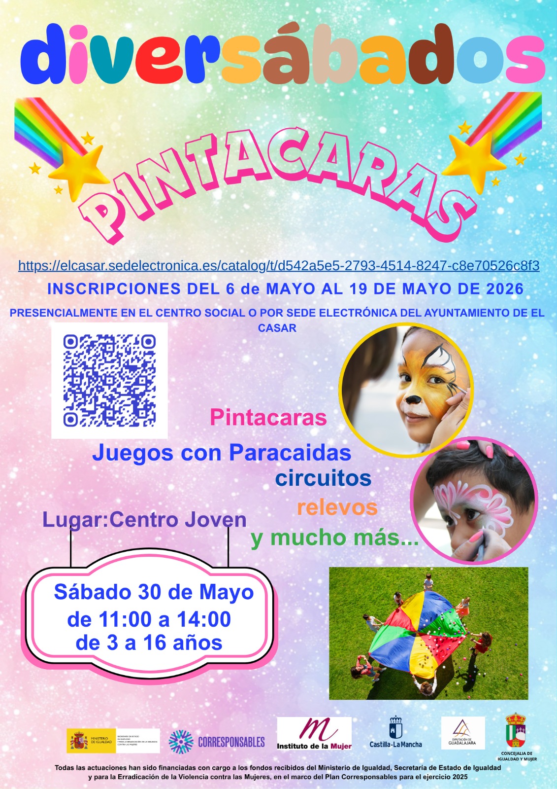 ¡PARTICIPA EN LOS DIVERSÁBADOS CORRESPONSABLES DE EL CASAR!