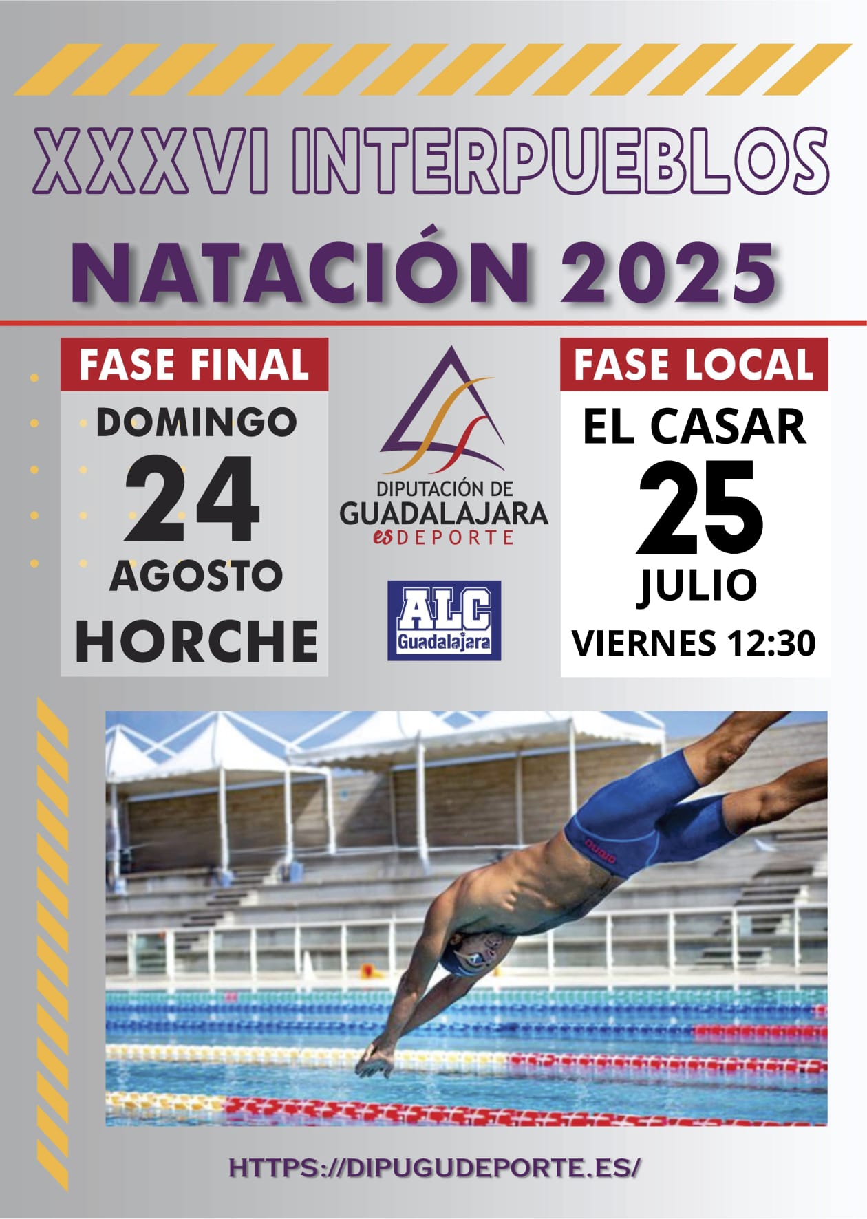 LLEGA A EL CASAR LA XXXVI INTERPUEBLOS NATACIÓN 2025