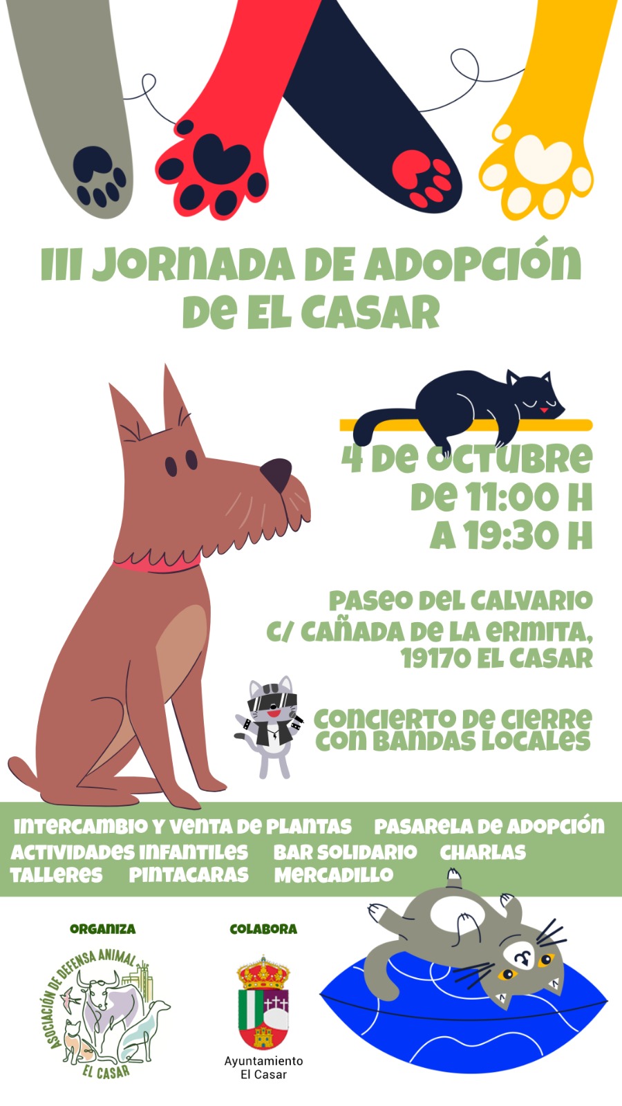 III JORNADA DE ADOPCIONES EN EL CASAR