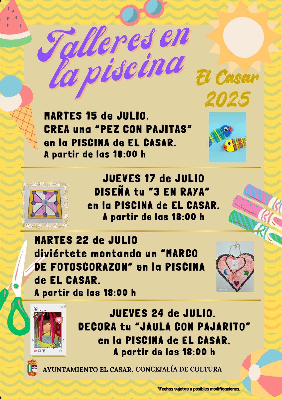 ¡ESTE VERANO... NOS MOJAMOS DE CREATIVIDAD EN LA PISCINA CON LOS MÁS PEQUES!