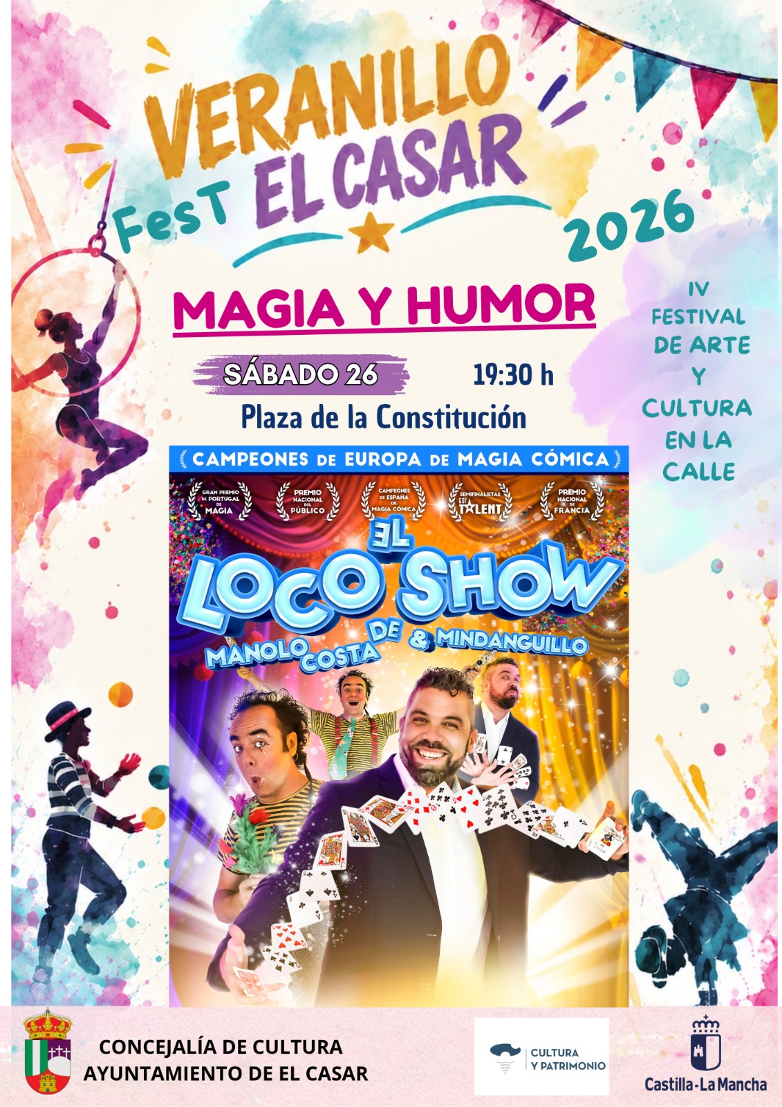 EL LOCO SHOW LLEGA A EL CASAR CON MAGIA, HUMOR Y MUCHAS SORPRESAS