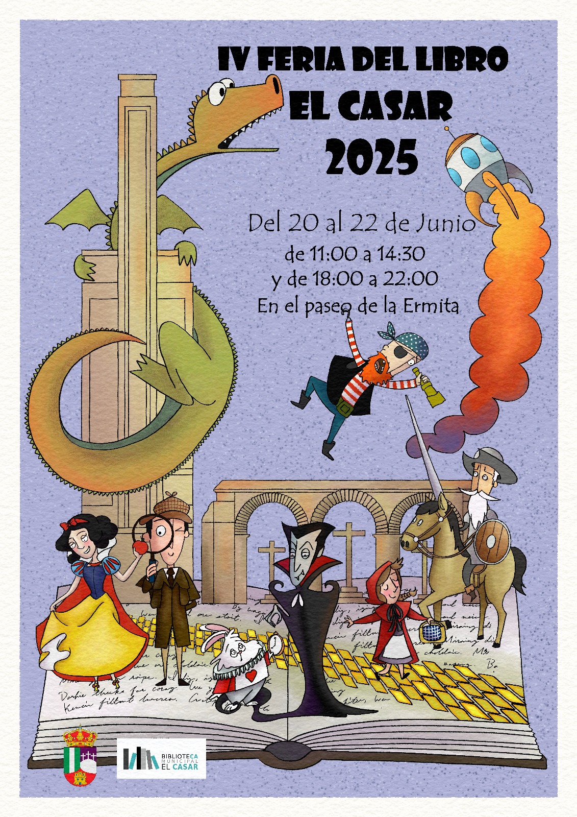 LLEGA EL ENCUENTRO LITERARIO MÁS ESPERADO DE LA LOCALIDAD,  LA IV EDICIÓN DE LA FERIA DEL LIBRO DE EL CASAR!