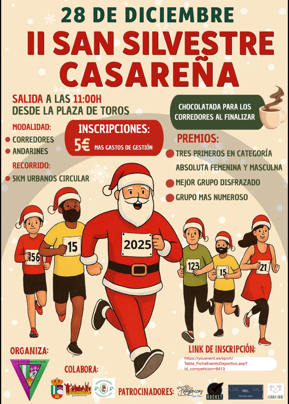 LLEGA LA II SAN SILVESTRE CASAREÑA