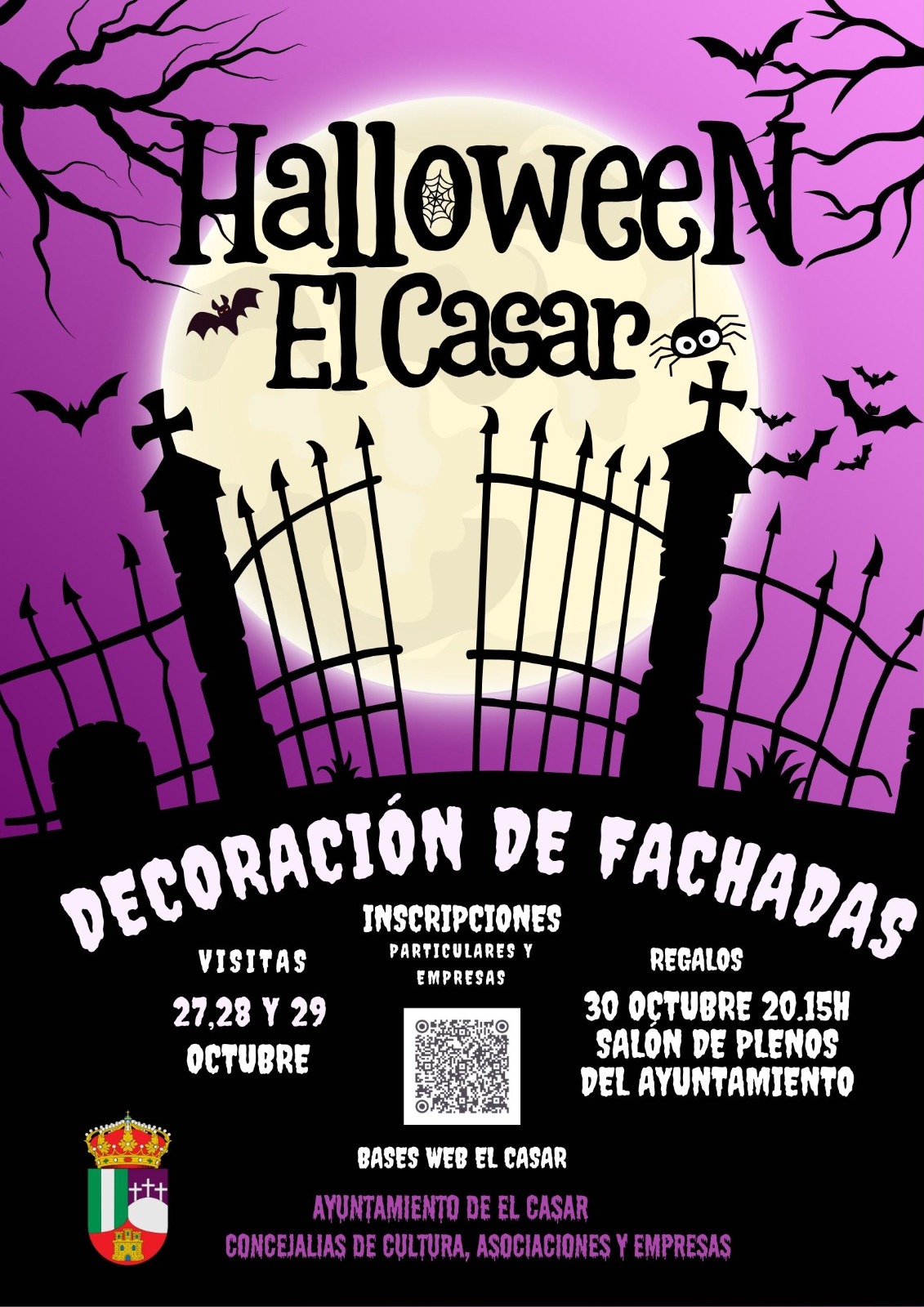 ¡VUELVE LA DECORACIÓN DE FACHADAS DE HALLOWEEN EN EL CASAR!  ¡PARTICIPA! (1)