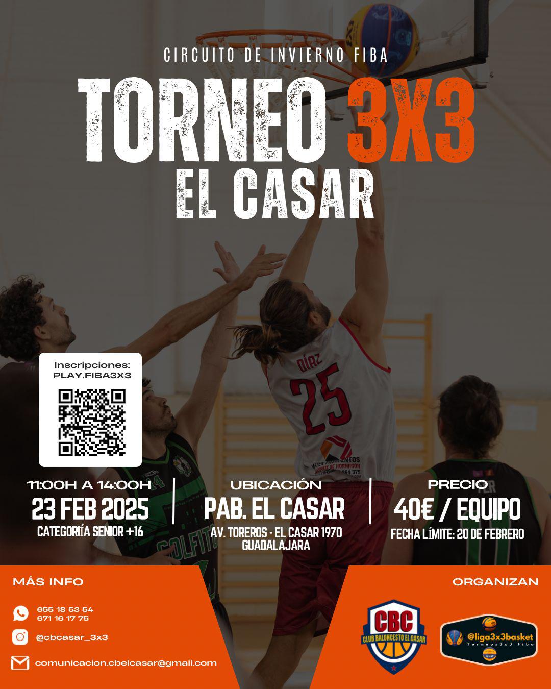 EL CASAR CELEBRA EL I TORNEO 3X3 EL CASAR - CIRCUITO DE INVIERNO