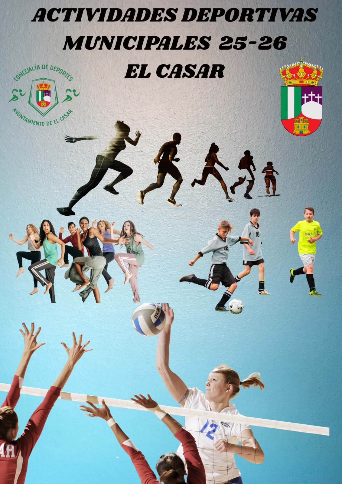 ¡YA PUEDES APUNTARTE A LAS ESCUELAS DEPORTIVAS DE EL CASAR 2025/2026!