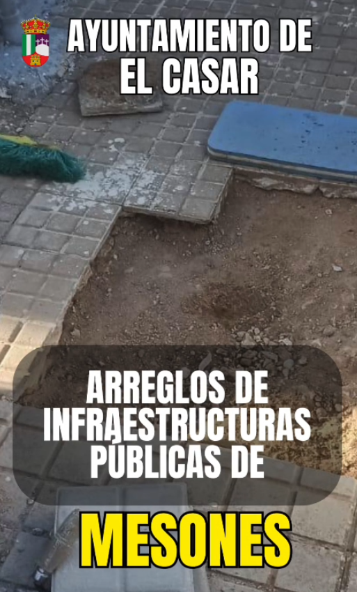 ARREGLOS DE INFRAESTRUCTURAS PÚBLICAS EN MESORES
