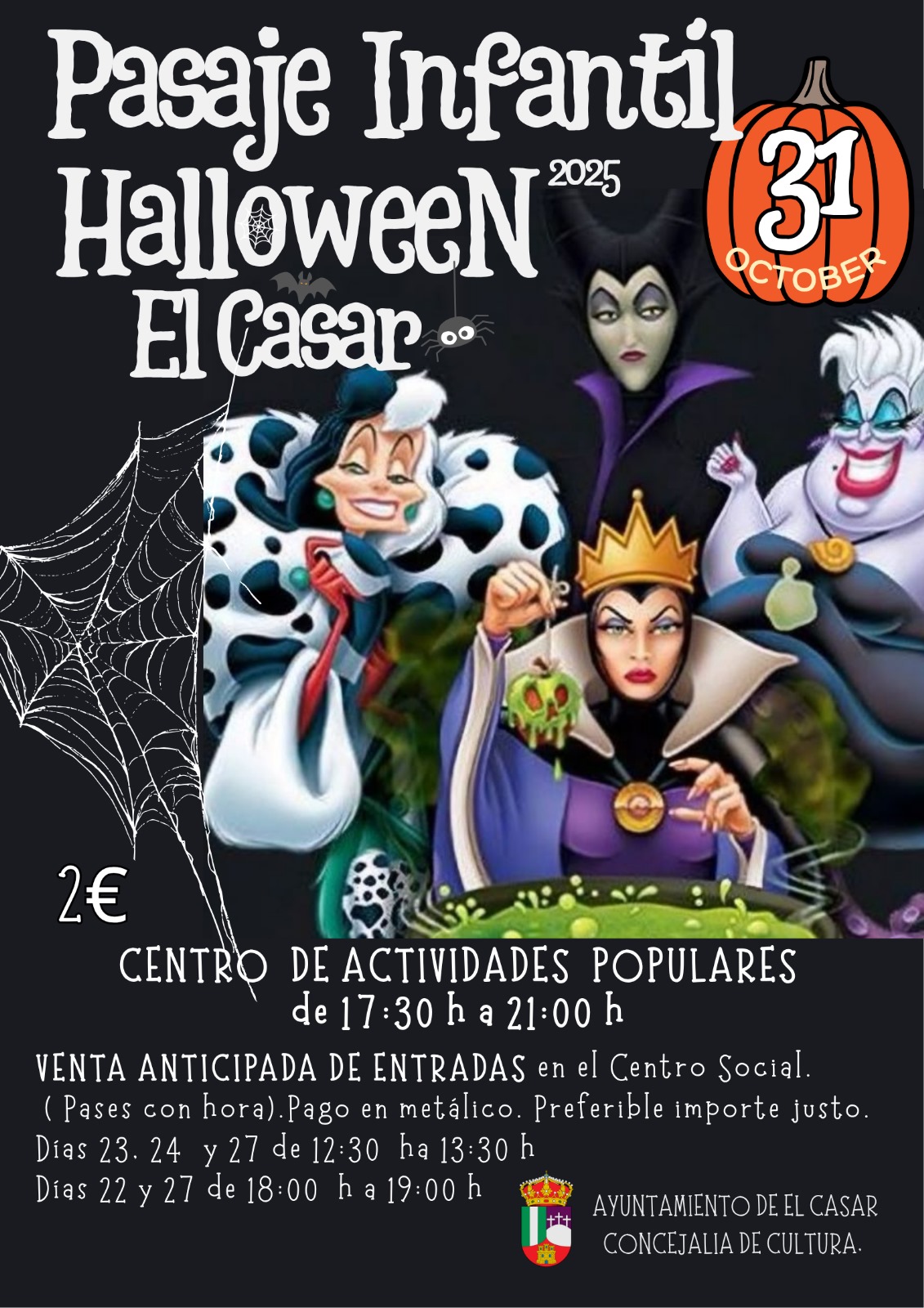 ¡LLEGA EL PASAJE INFANTIL DE HALLOWEEN 2025 A EL CASAR!