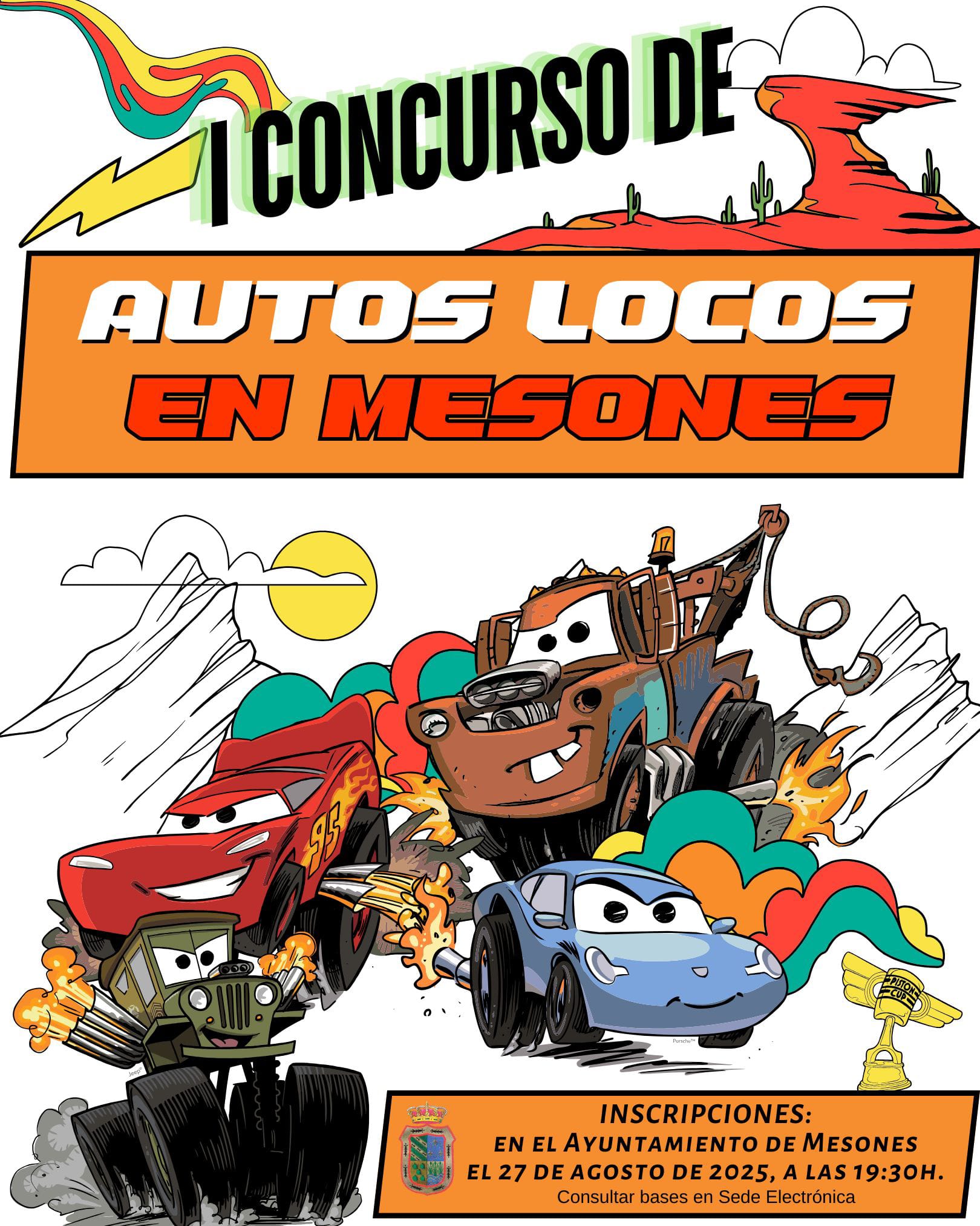 I CONCURSO DE AUTOS-LOCOS EN MESONES CON PREMIOS EN METÁLICO Y MUCHA DIVERSIÓN