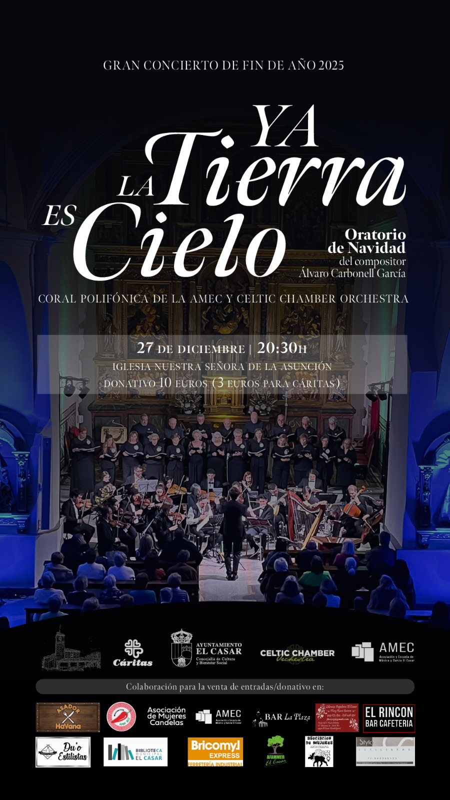 III GRAN CONCIERTO DE FIN DE AÑO EN EL CASAR