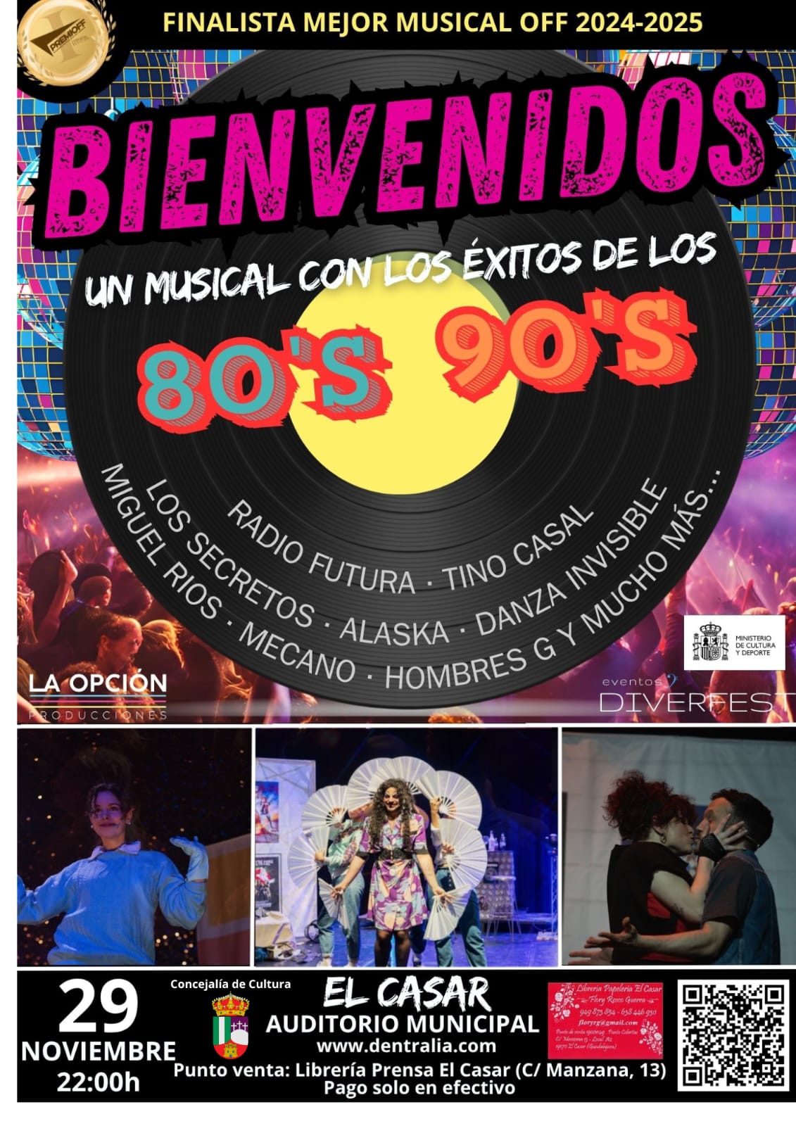 ¡VUELVEN LOS GRANDES ÉXITOS DE LOS 80’S Y 90’S AL ESCENARIO! ¡CON UN NUEVO ESPECTÁCULO! ¡EN EL CASAR!