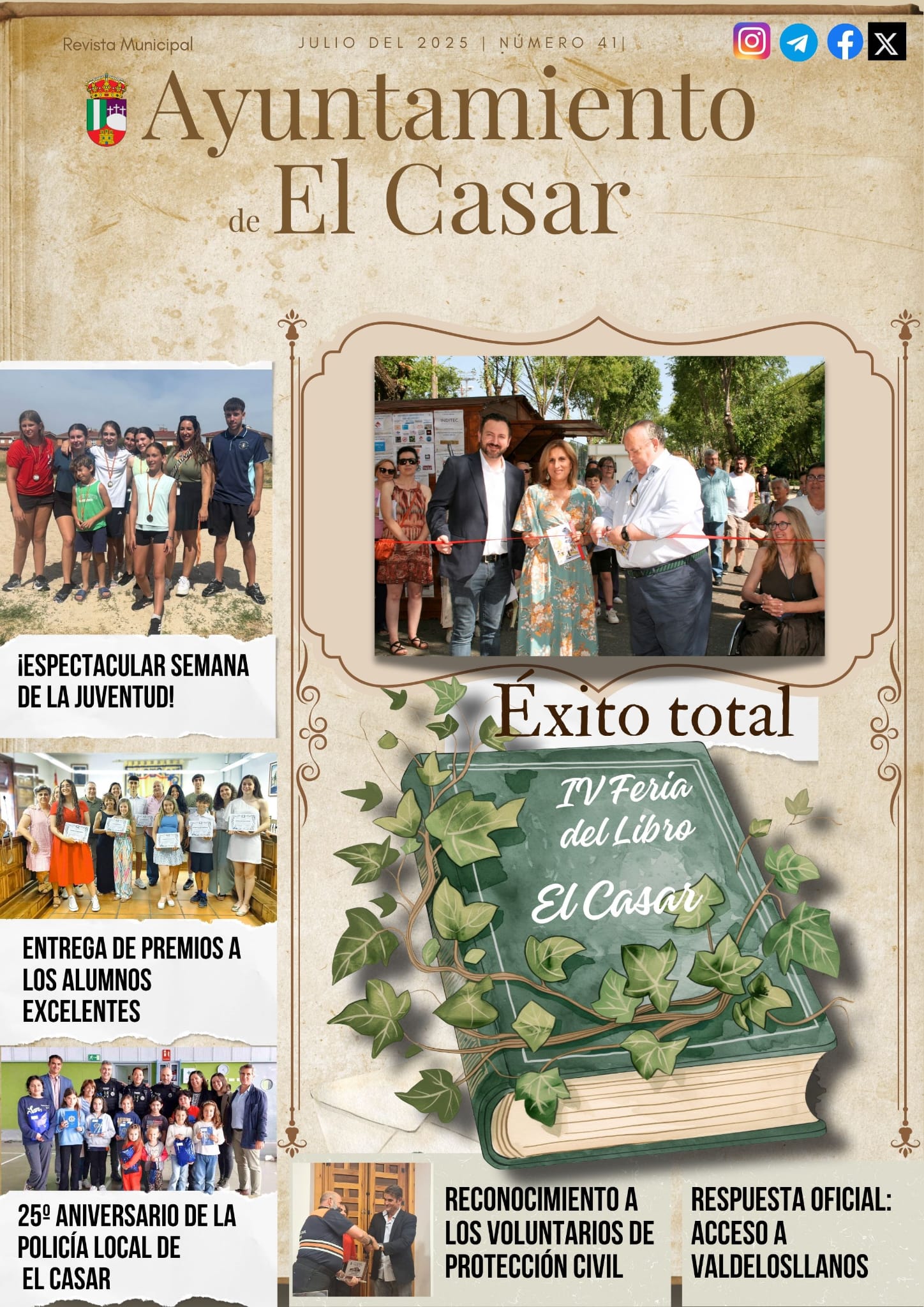 ¡YA TE PUEDES DESCARGAR EL ÚLTIMO NÚMERO DE LA REVISTA DEL AYUNTAMIENTO DE EL CASAR!