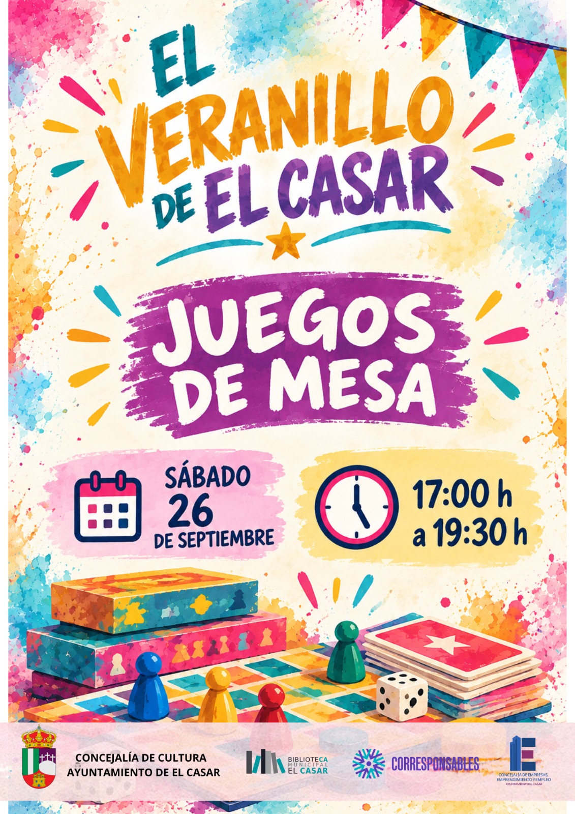 TARDE DE JUEGOS DE MESA CON EL VERANILLO FEST EL CASAR 2026