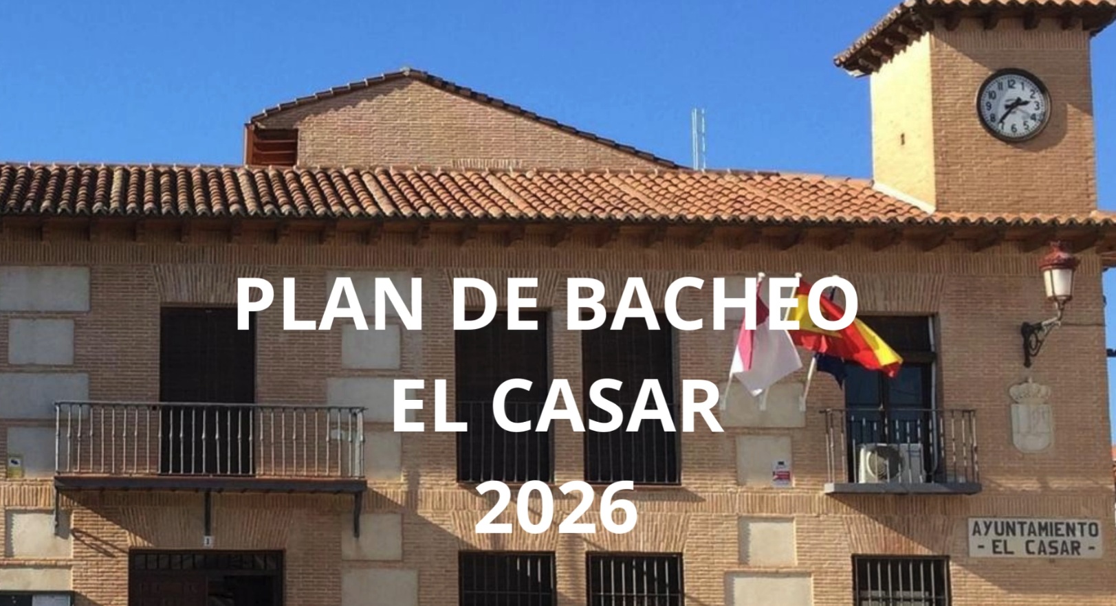 PLAN DE BACHEADO EL CASAR 2026