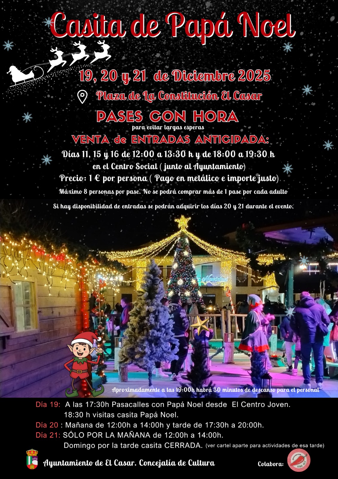 ¡LA CASITA DE PAPÁ NOEL VUELVE A EL CASAR!