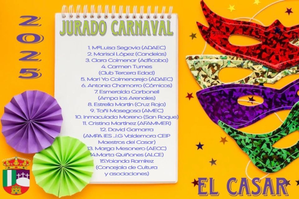 JURADO DEL CARNAVAL 2025 EL CASAR