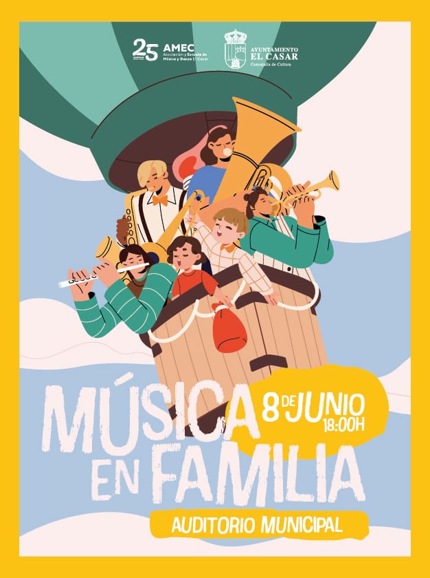 ¡ESTE DOMINGO 8 DE JUNIO A LAS 18:00 H NO TE PIERDAS MÚSICA EN FAMILIA!