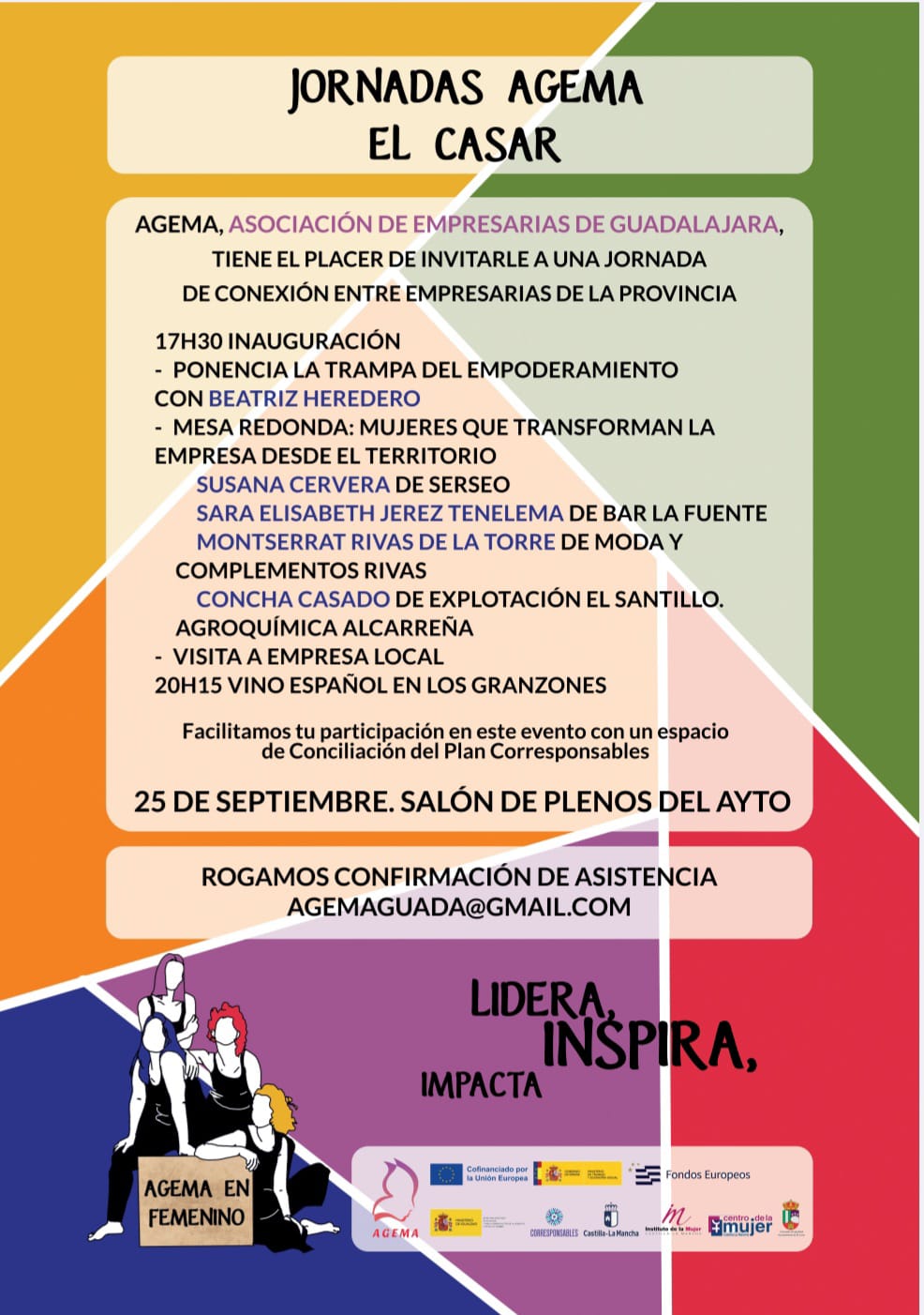 LLEGA LA JORNADA DE AGEMA :  “MUJERES QUE TRANSFORMAN LA EMPRESA DESDE EL TERRITORIO”