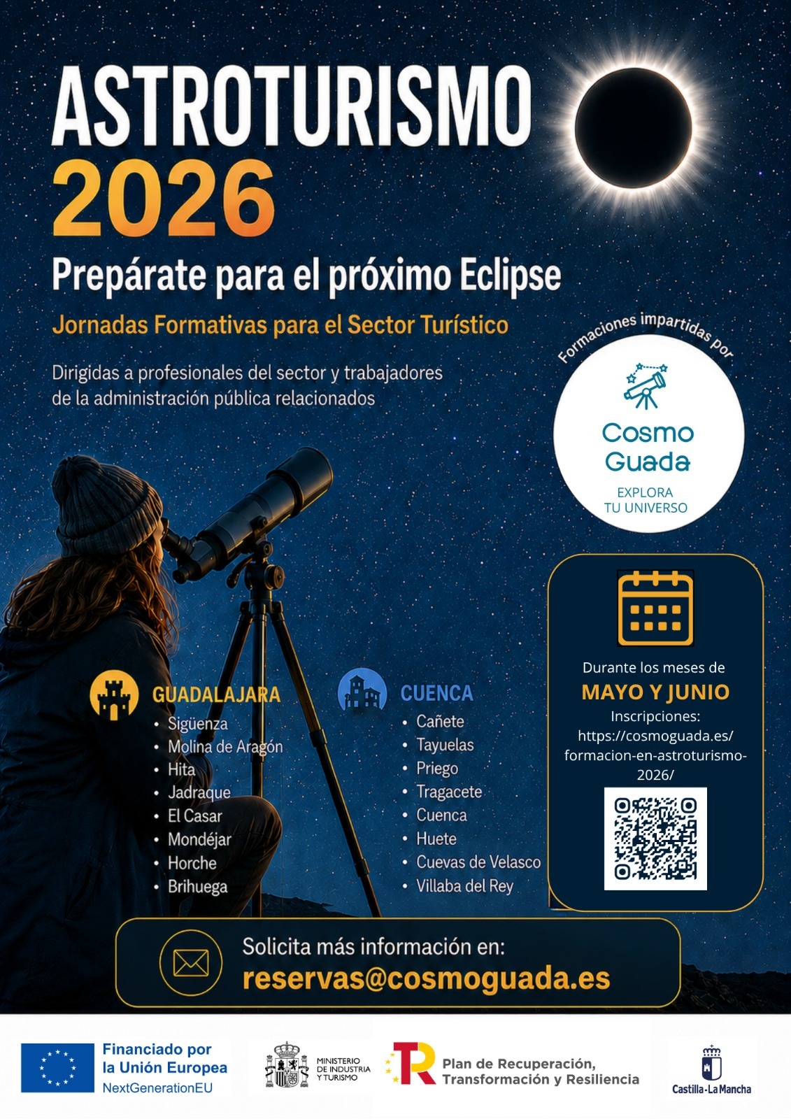 MAÑANA 12 DE JUNIO ¡INSCRÍBETE! ¿TIENES UN NEGOCIO TURÍSTICO? PREPÁRATE PARA EL ECLIPSE 2026 Y CONVIERTE ESTA OPORTUNIDAD EN CRECIMIENTO PARA TU EMPRESA