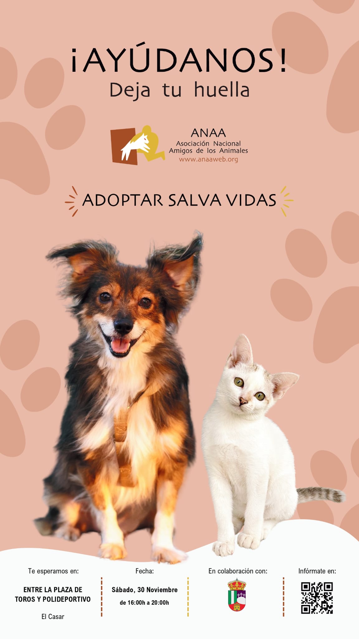 ¡AYÚDANOS, DEJA TU HUELLA!