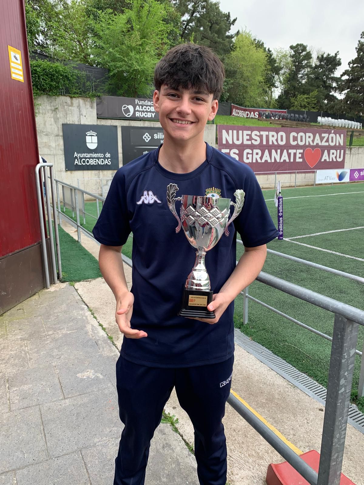 EL CASAREÑO JUAN BATALLER VAZ-ROMERO, SUBCAMPEÓN DE LA LIGA DE RUGBY 15