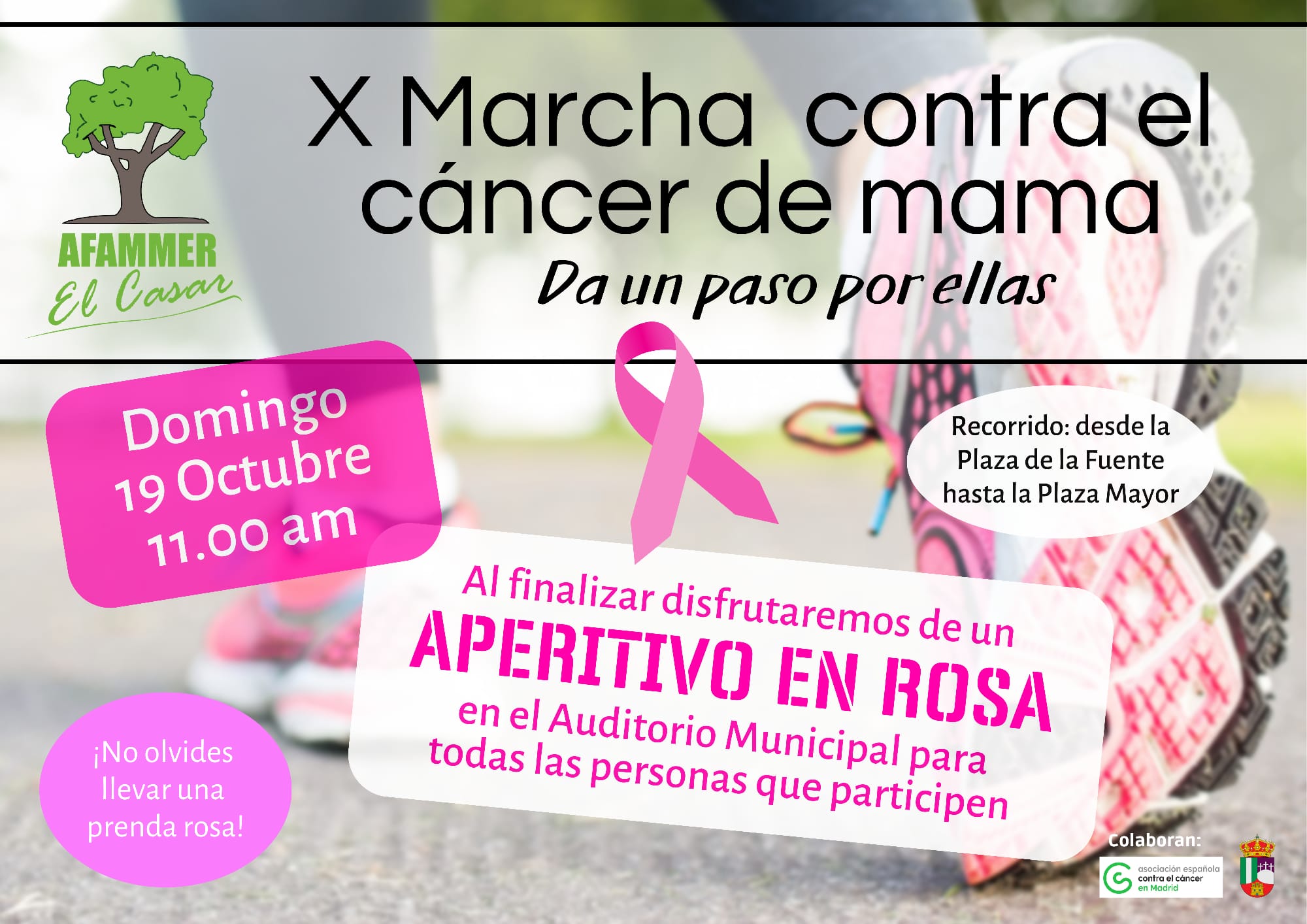 X MARCHA CONTRA EL CÁNCER DE MAMA – DA UN PASO POR ELLAS AFAMMER EL CASAR