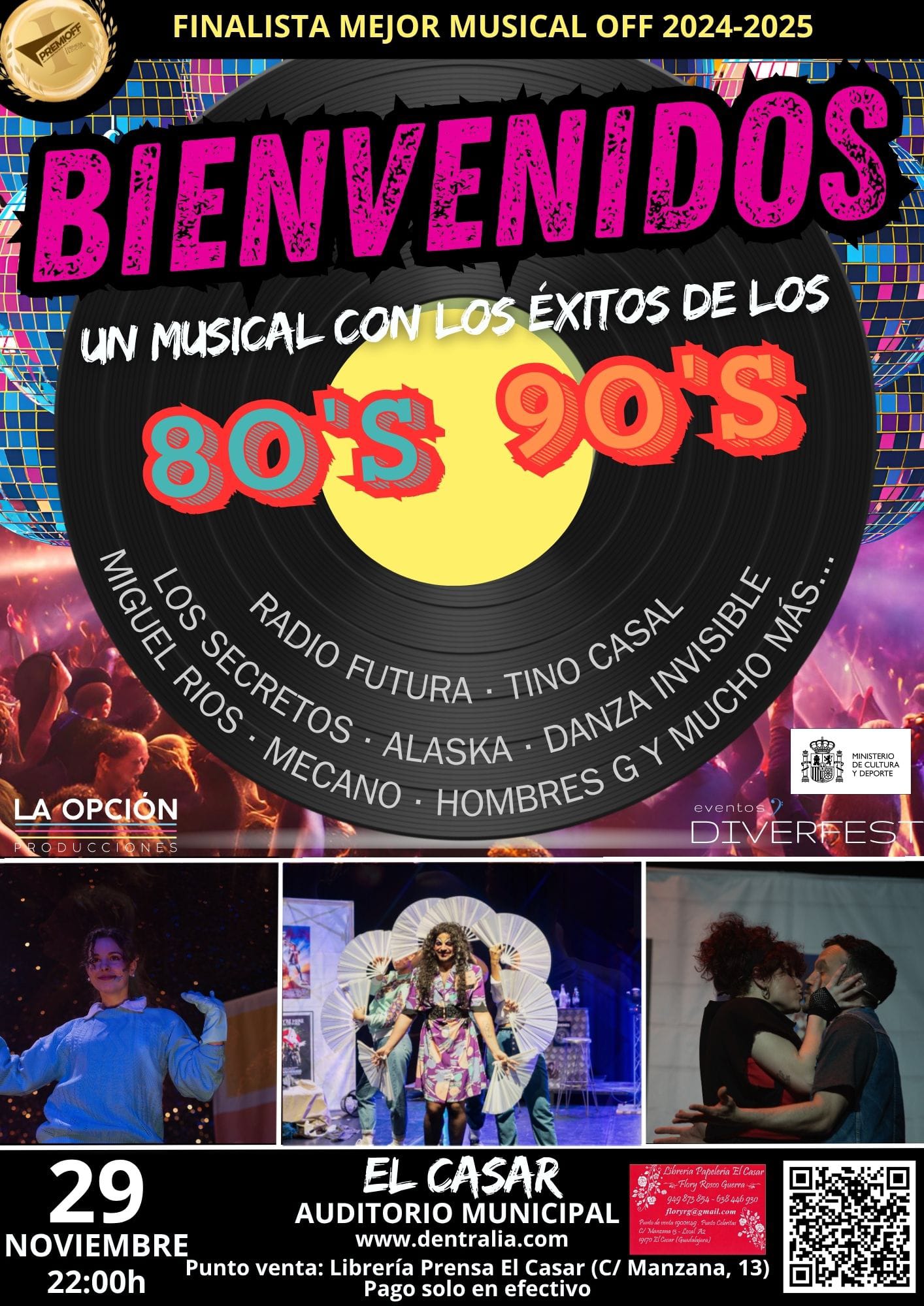 ¡AMPLIAMOS A DOS SESIONES LA VUELTA DE LOS GRANDES ÉXITOS DE LOS 80’s y 90’s! (1)