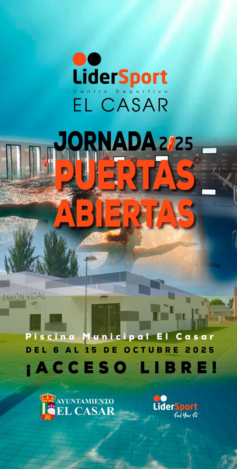 JORNADAS DE PUERTAS ABIERTAS EN LA PISCINA CLIMATIZADA DE EL CASAR