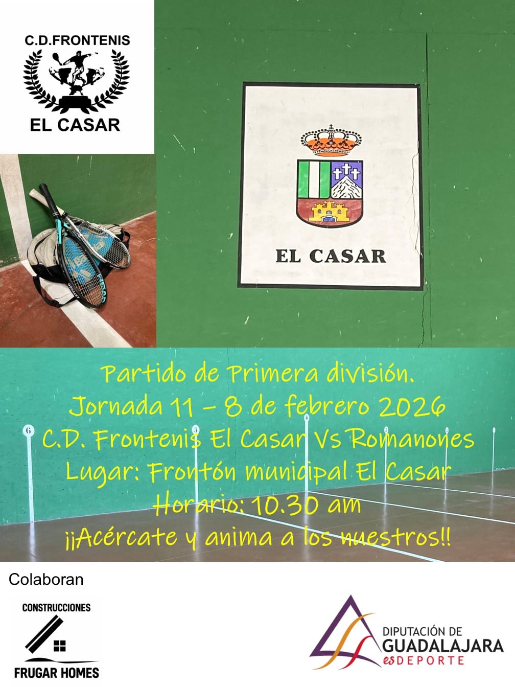 PARTIDO DE PRIMERA DIVISIÓN DE  FRONTENIS EN EL CASAR