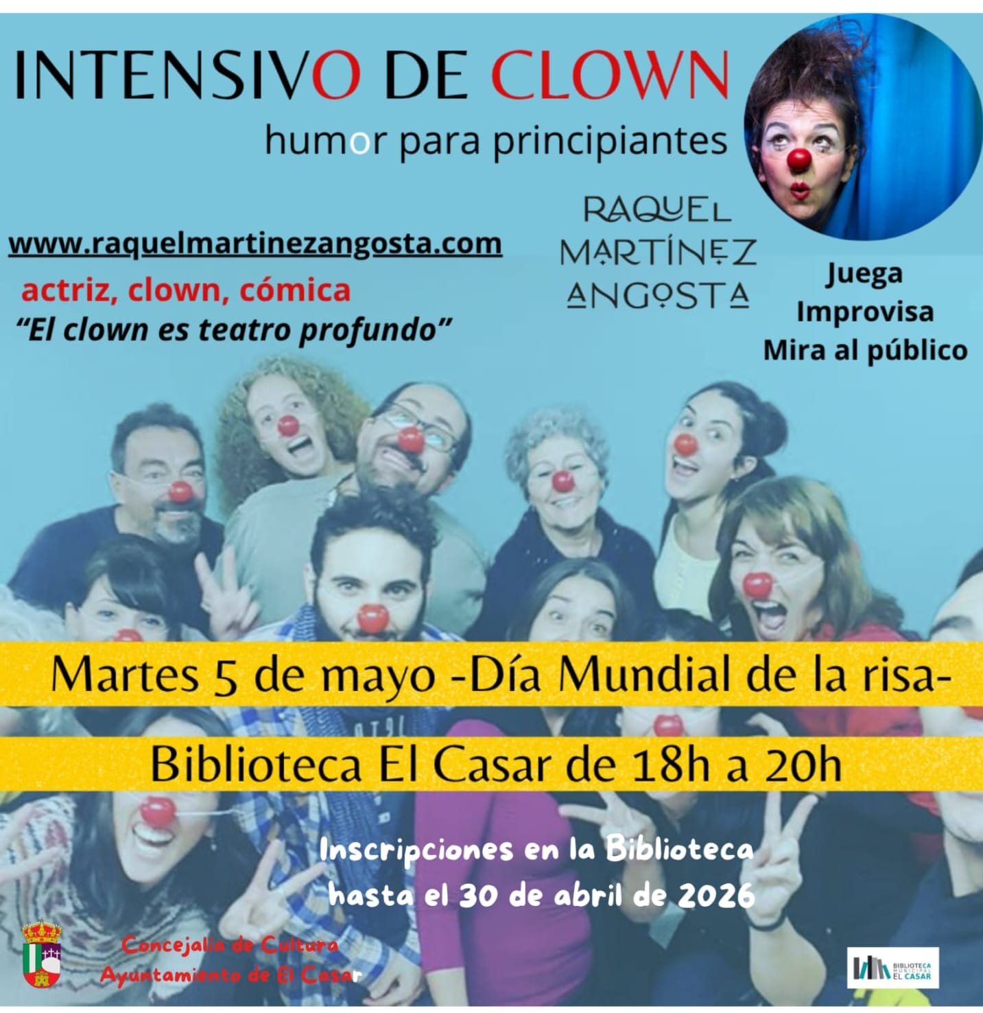 ¡RÍE, JUEGA Y DESCUBRE TU LADO MÁS CREATIVO Y CULTURAL EN EL CASAR!