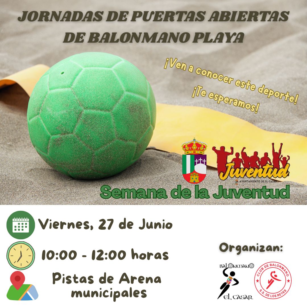 BALOMNANO JORNADAS DE PUERTAS ABIERTAS - ¡VEN A DISFRUTAR DEL DEPORTE!