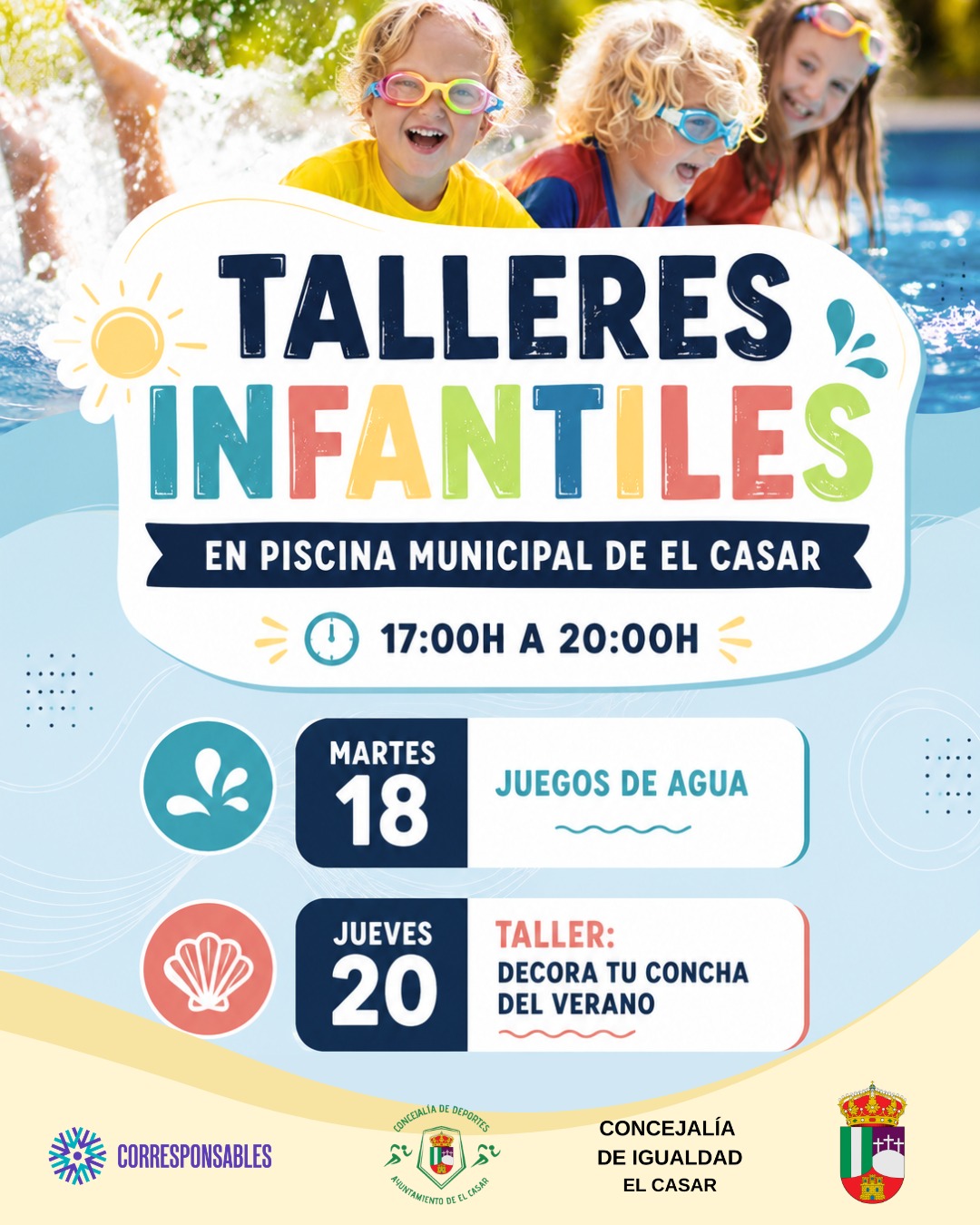 ¡ANTES DE QUE SE ACABEN LAS VACACIONES… NOS VEMOS EN LA PISCINA!