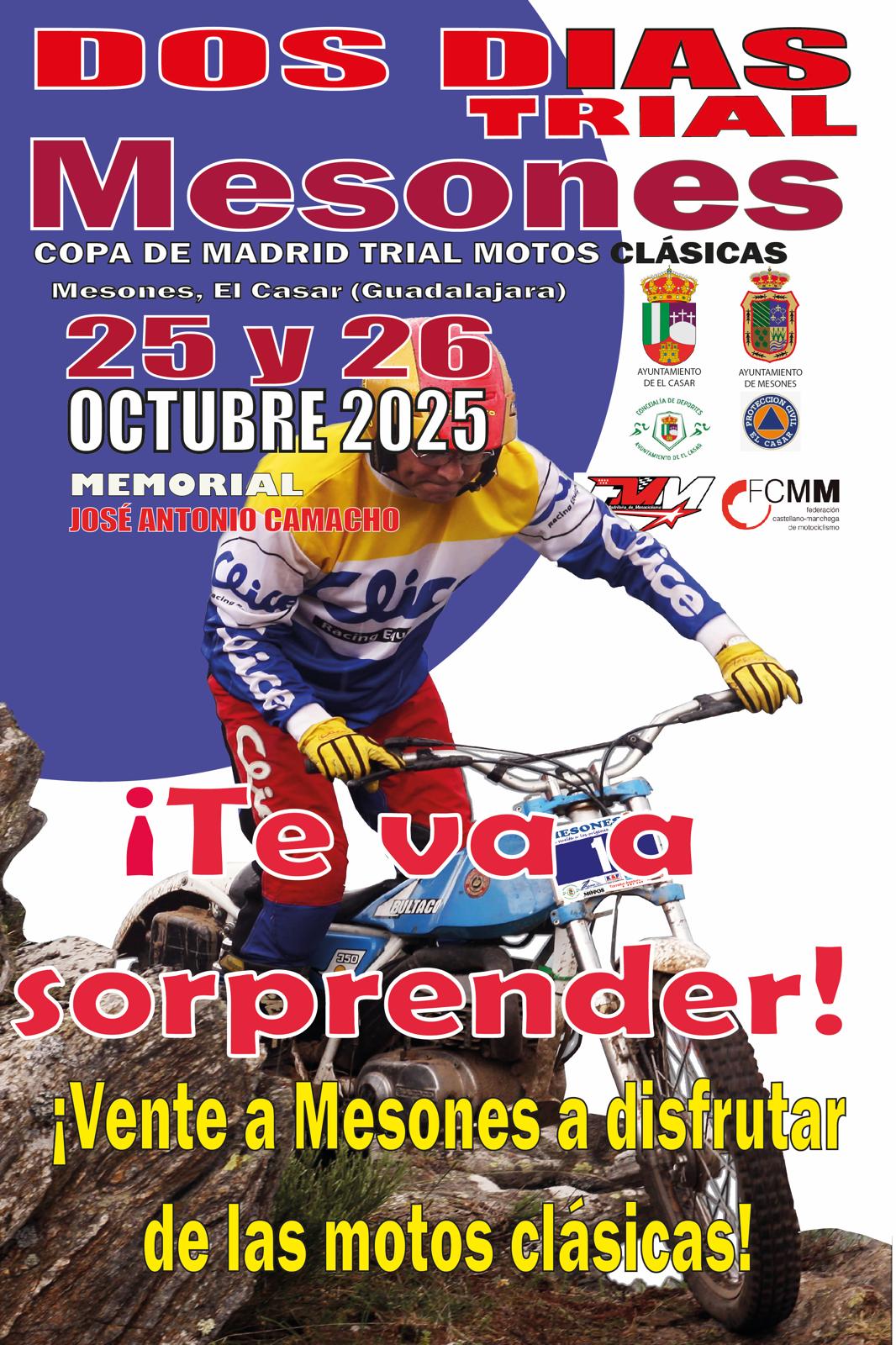LLEGA EL "DOS DÍAS TRIAL MESONES 2025 - COPA DE MADRID"