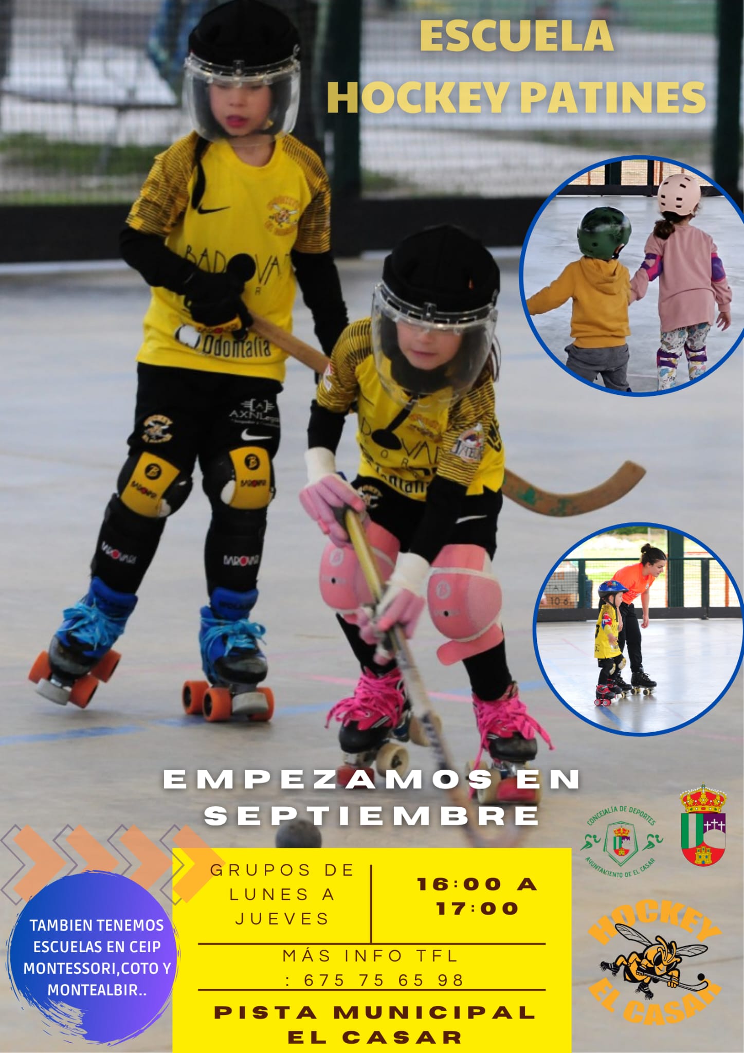 CLASES DE HOCKEY PATINES EN EL CASAR
