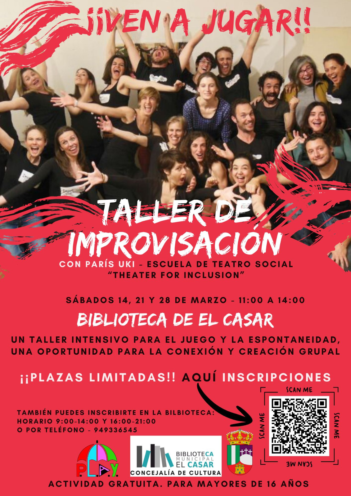 CULTURA - TEATRO  LA IMPROVISACIÓN NO TIENE GUION