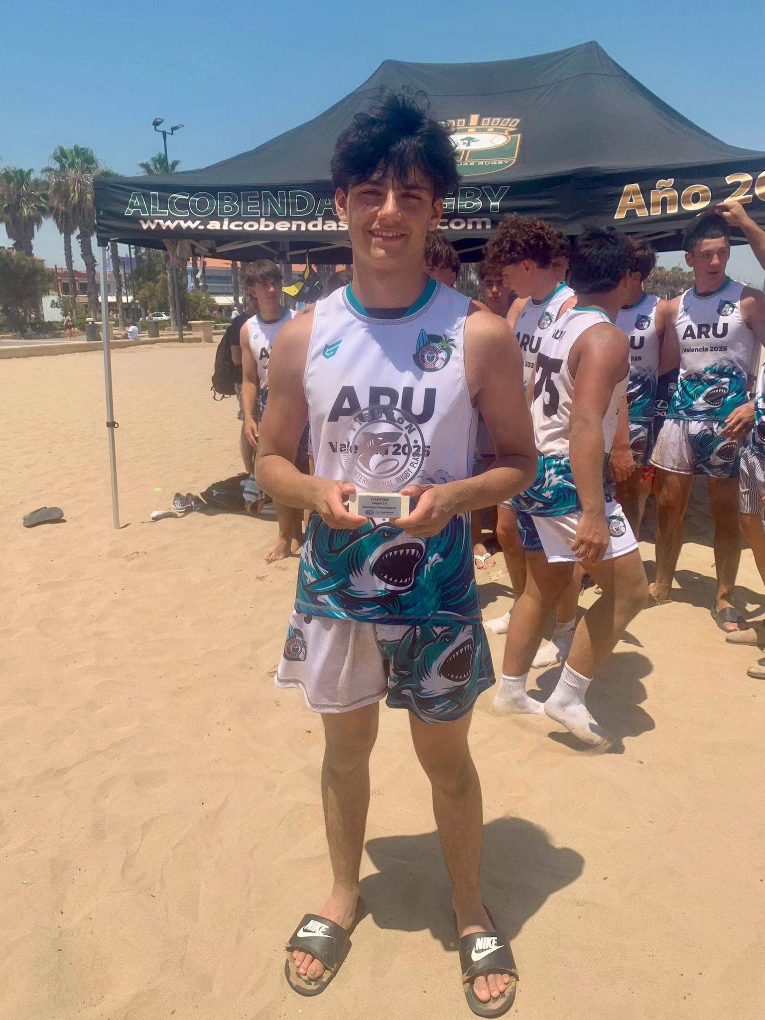 EL CASAREÑO JUAN BATALLER, MEDALLA DE PLATA EN CAMPEONATO NACIONAL DE RUGBY SEVEN PLAYA