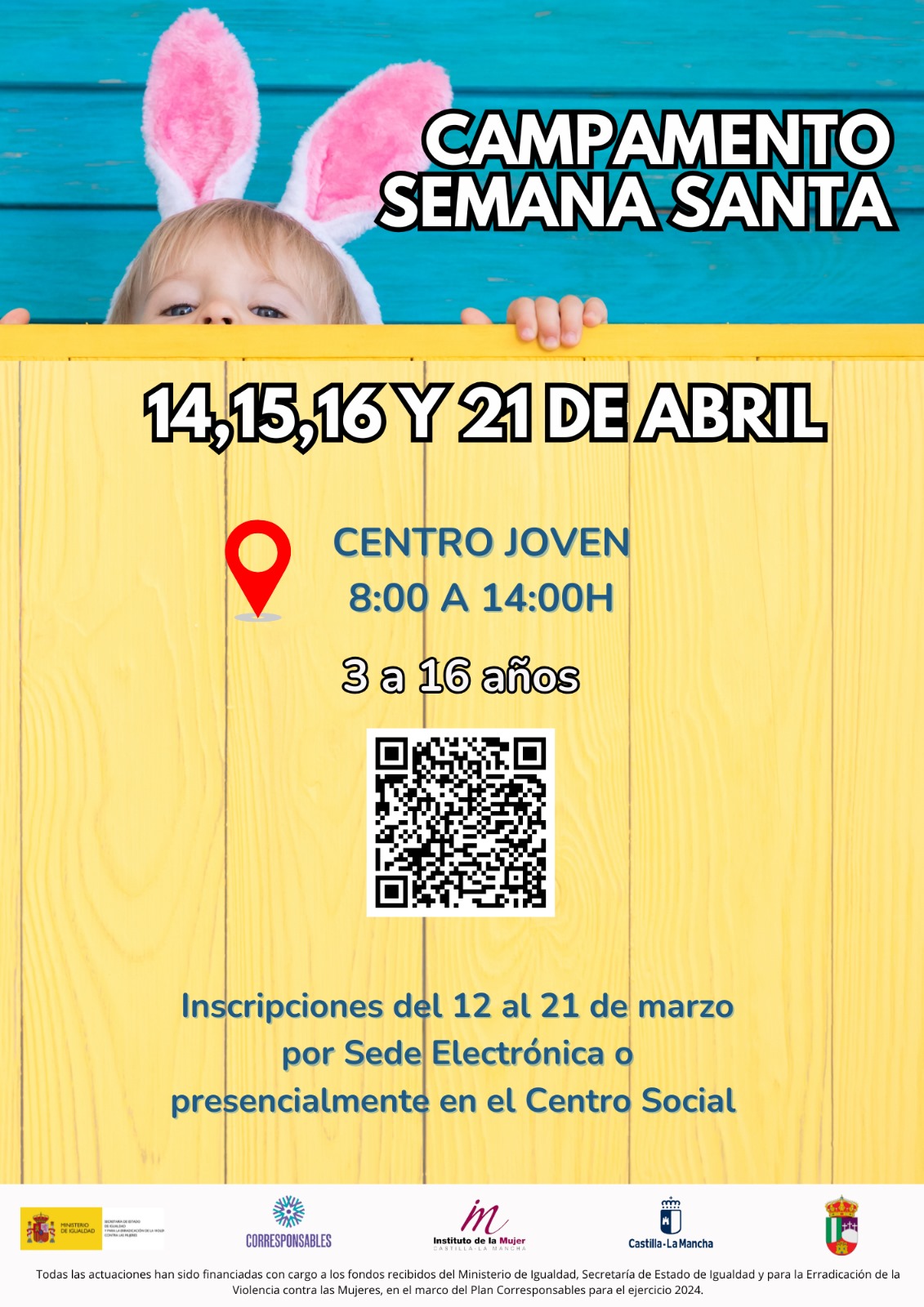 ¡YA LLEGA EL CAMPAMENTO DE SEMANA SANTA DEL PLAN CORRESPONSABLES !